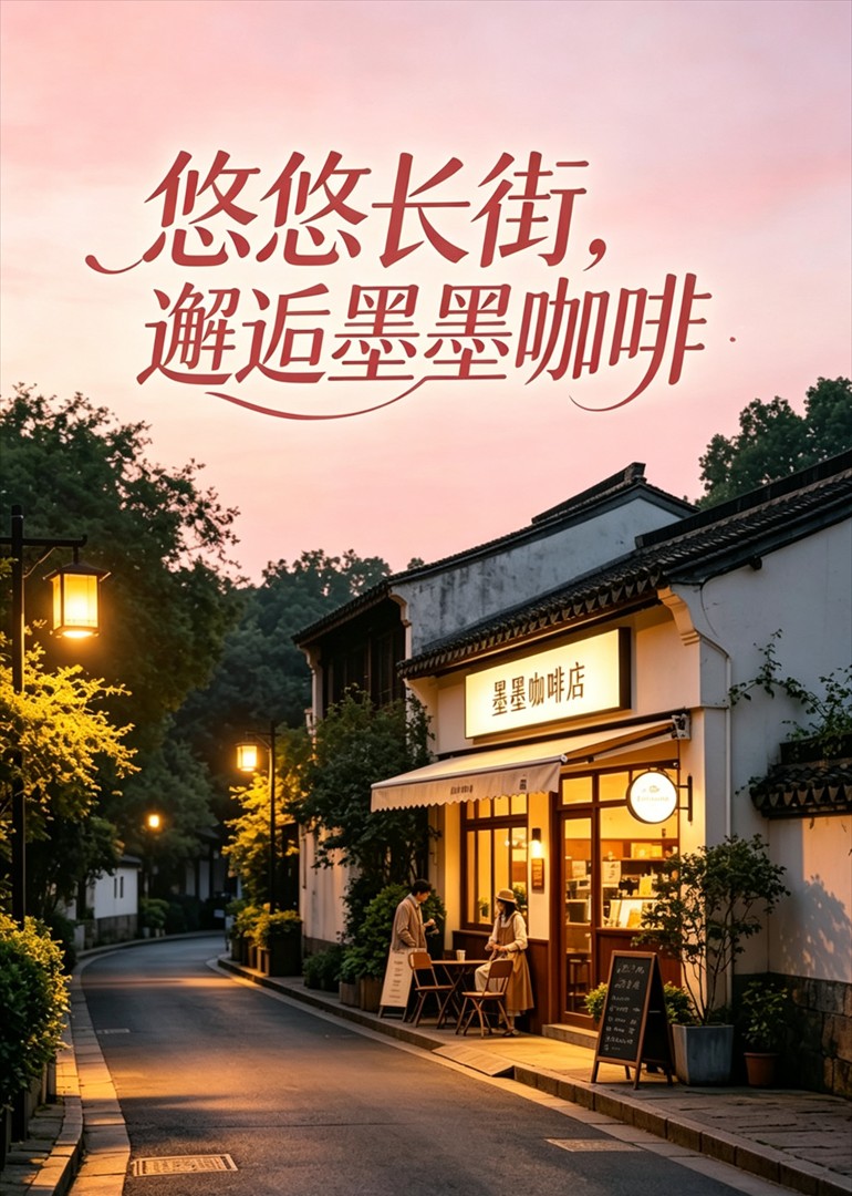 悠悠长街，邂逅墨墨咖啡封面图