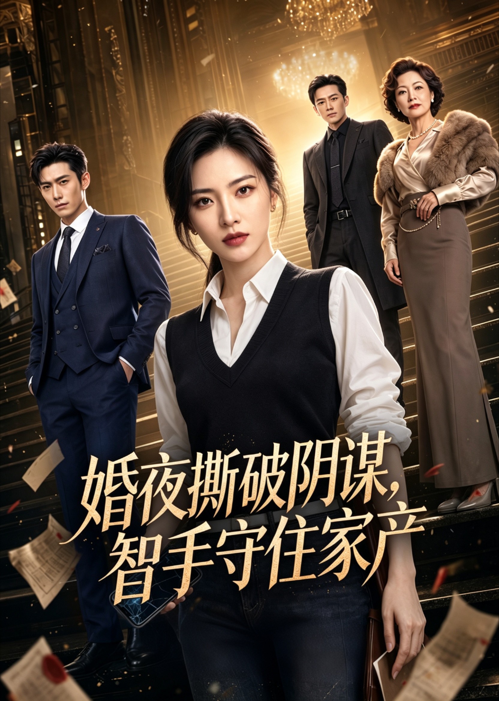 婚夜撕破阴谋，智手守住家产