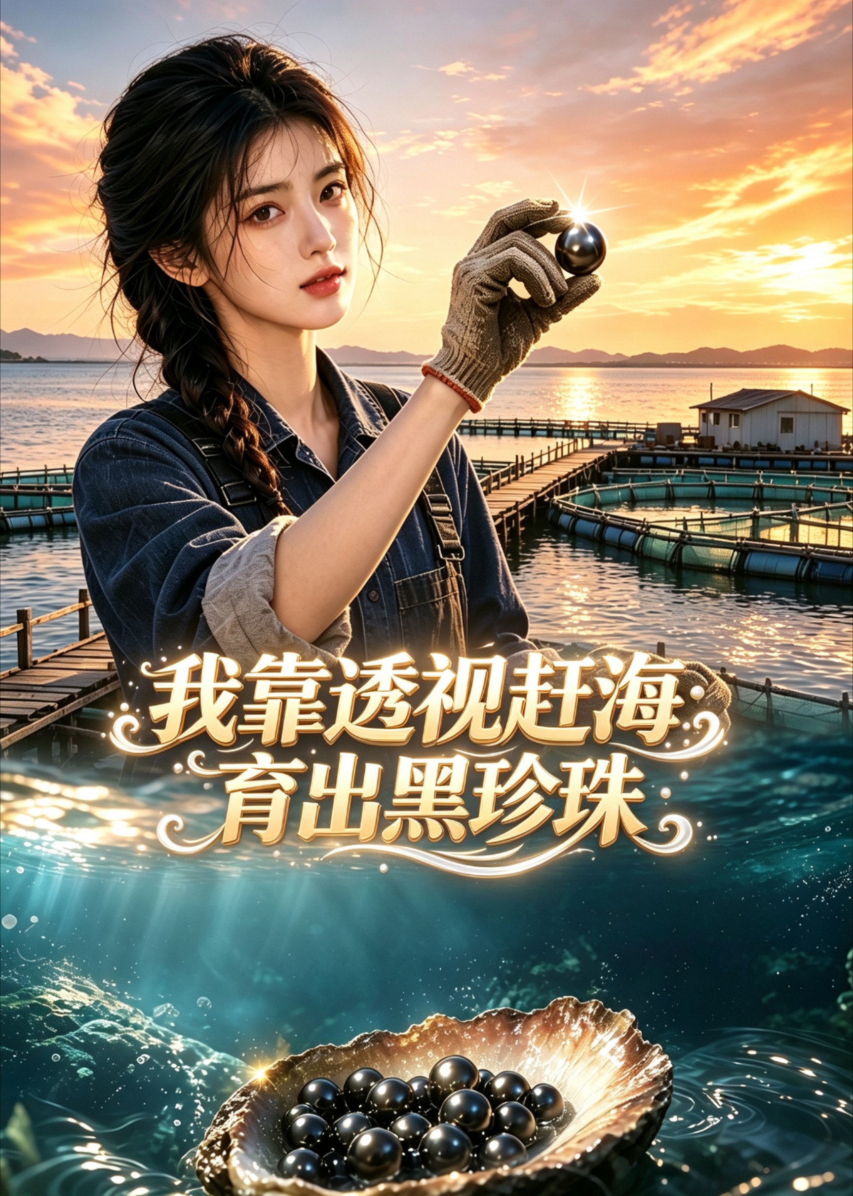 我靠透视赶海：育出黑珍珠