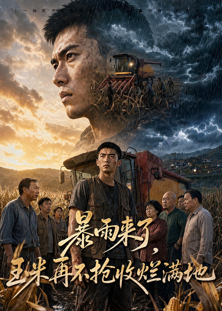 暴雨来了，玉米再不抢收烂满地
