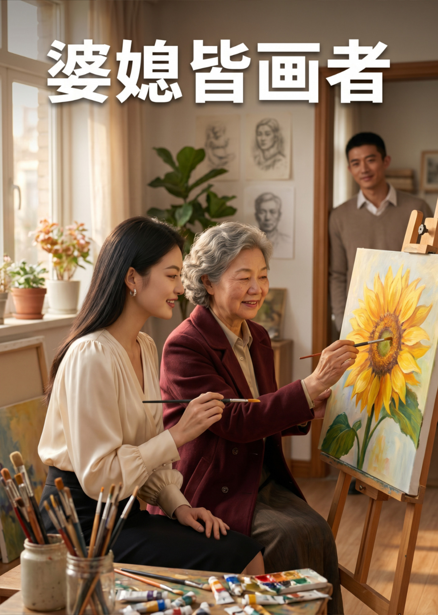 婆媳皆画者