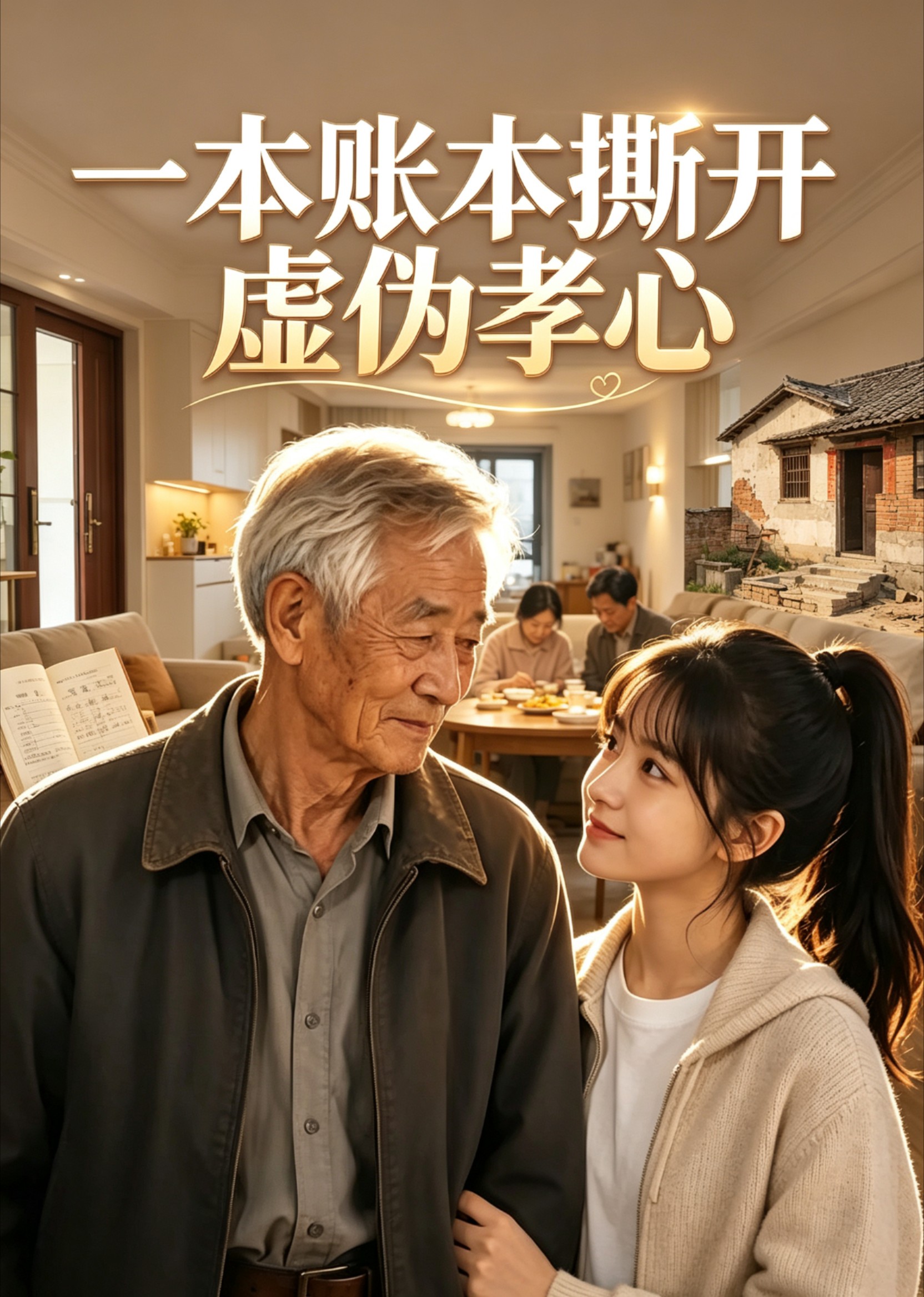 一本账本撕开虚伪孝心封面图
