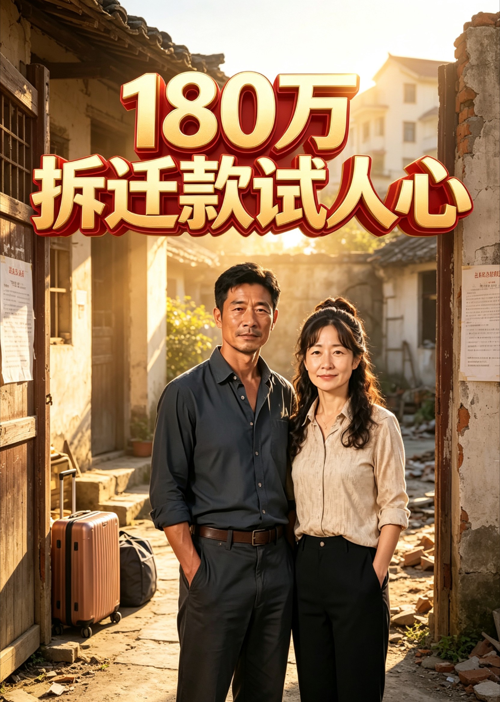 180万拆迁款试人心封面图
