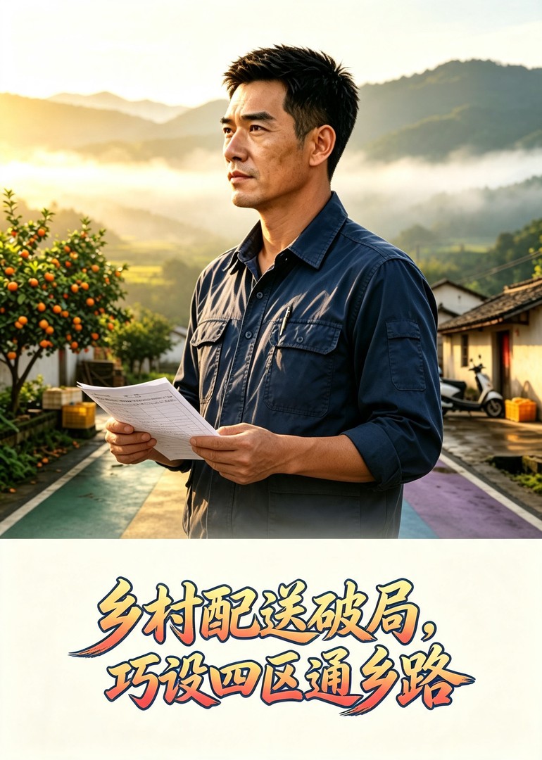 乡村配送破局，巧设四区通乡路