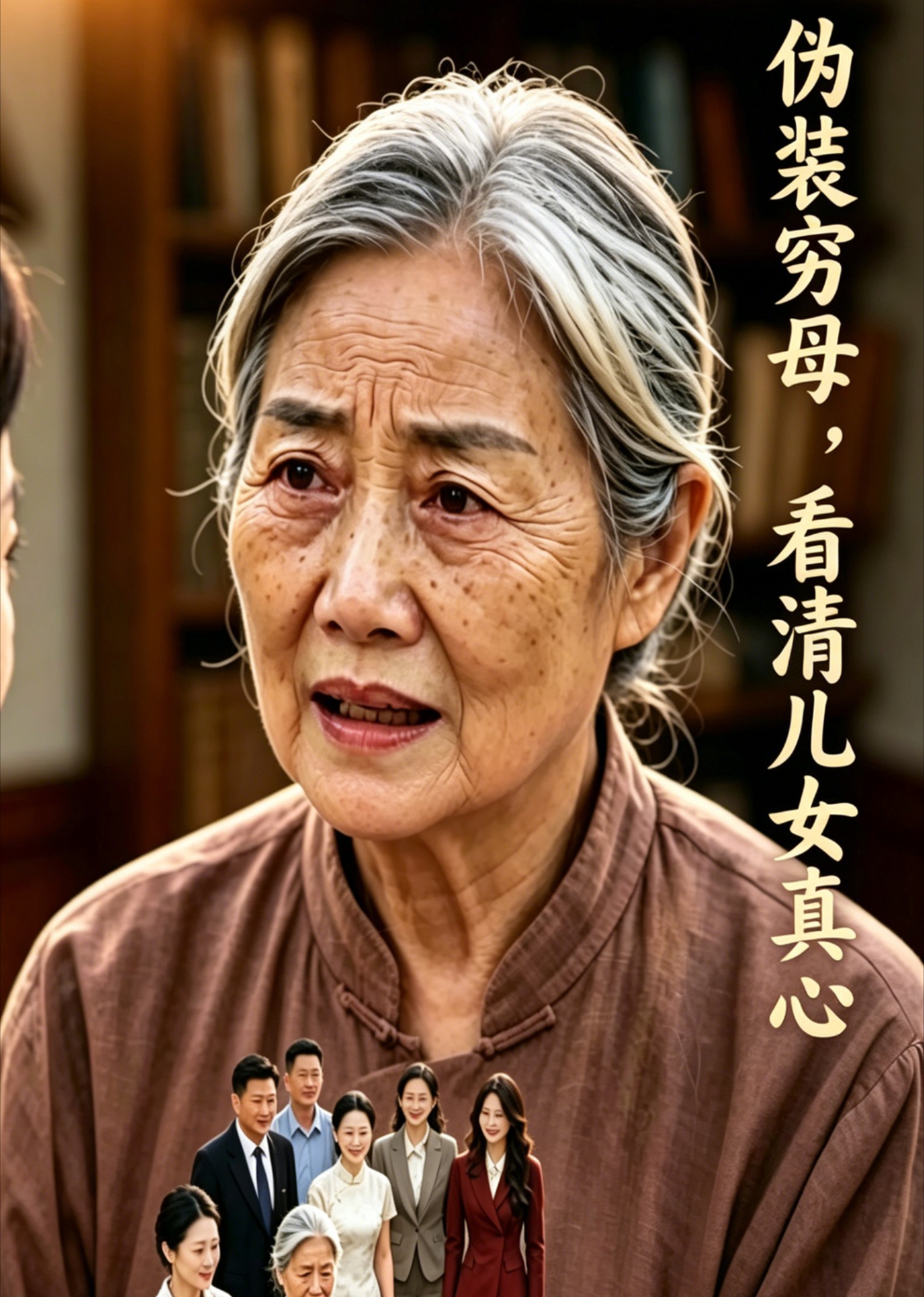 伪装穷母，看清儿女真心