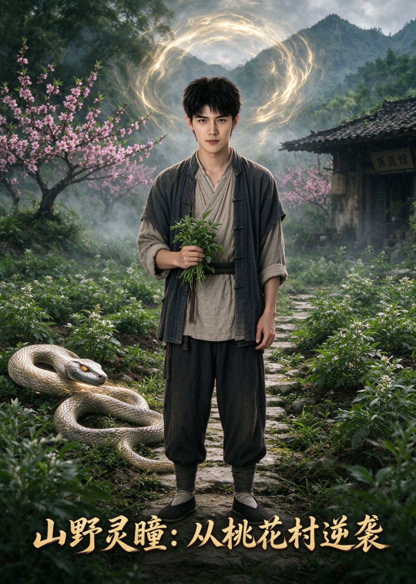 山野灵瞳：从桃花村逆袭封面图