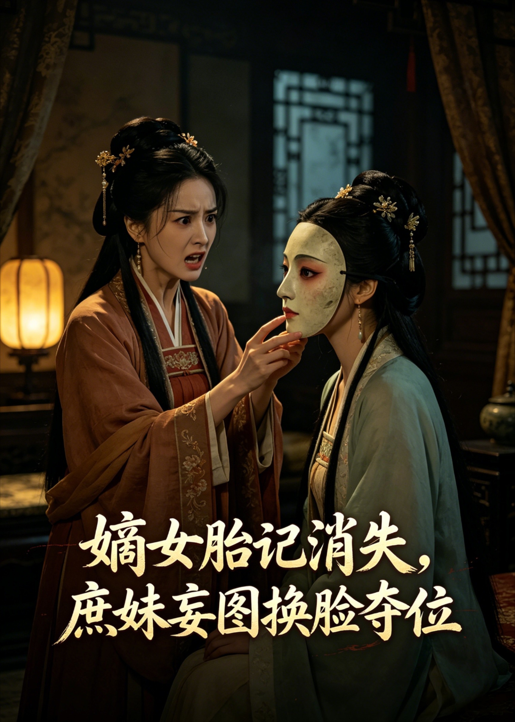 嫡女胎记消失，庶妹妄图换脸夺位