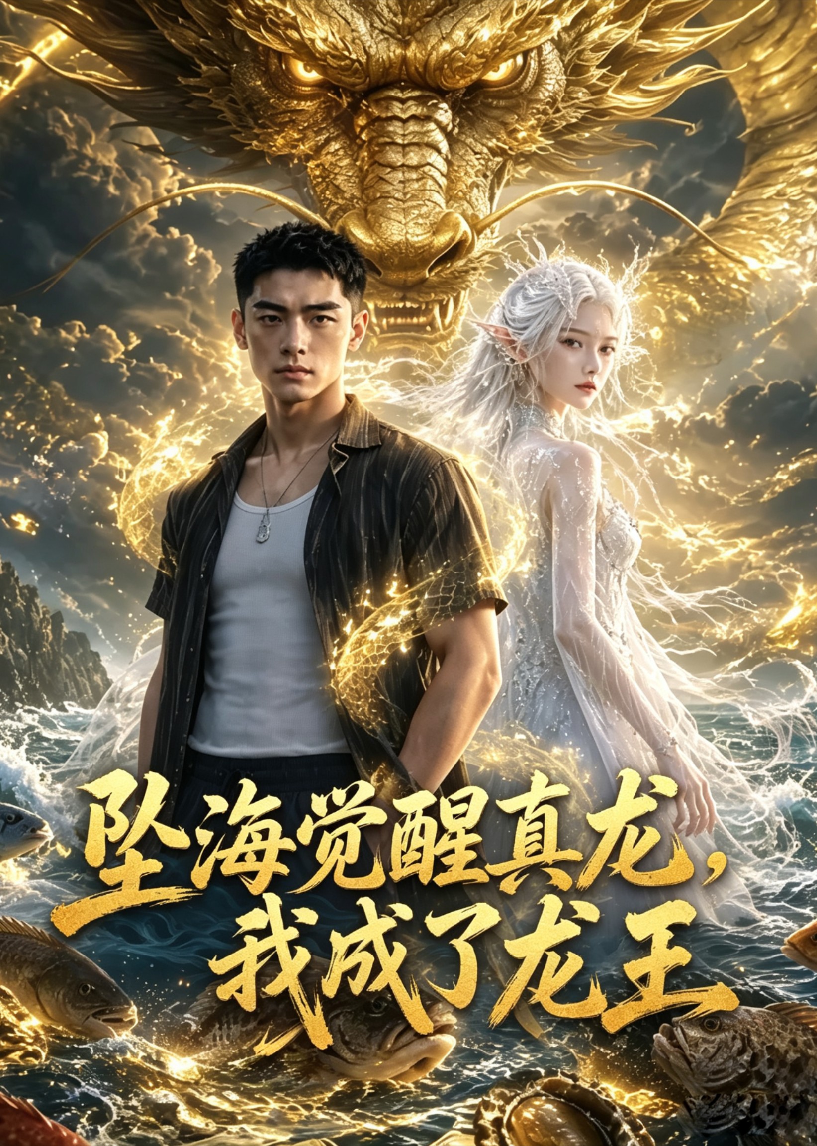 坠海觉醒真龙，我成了龙王