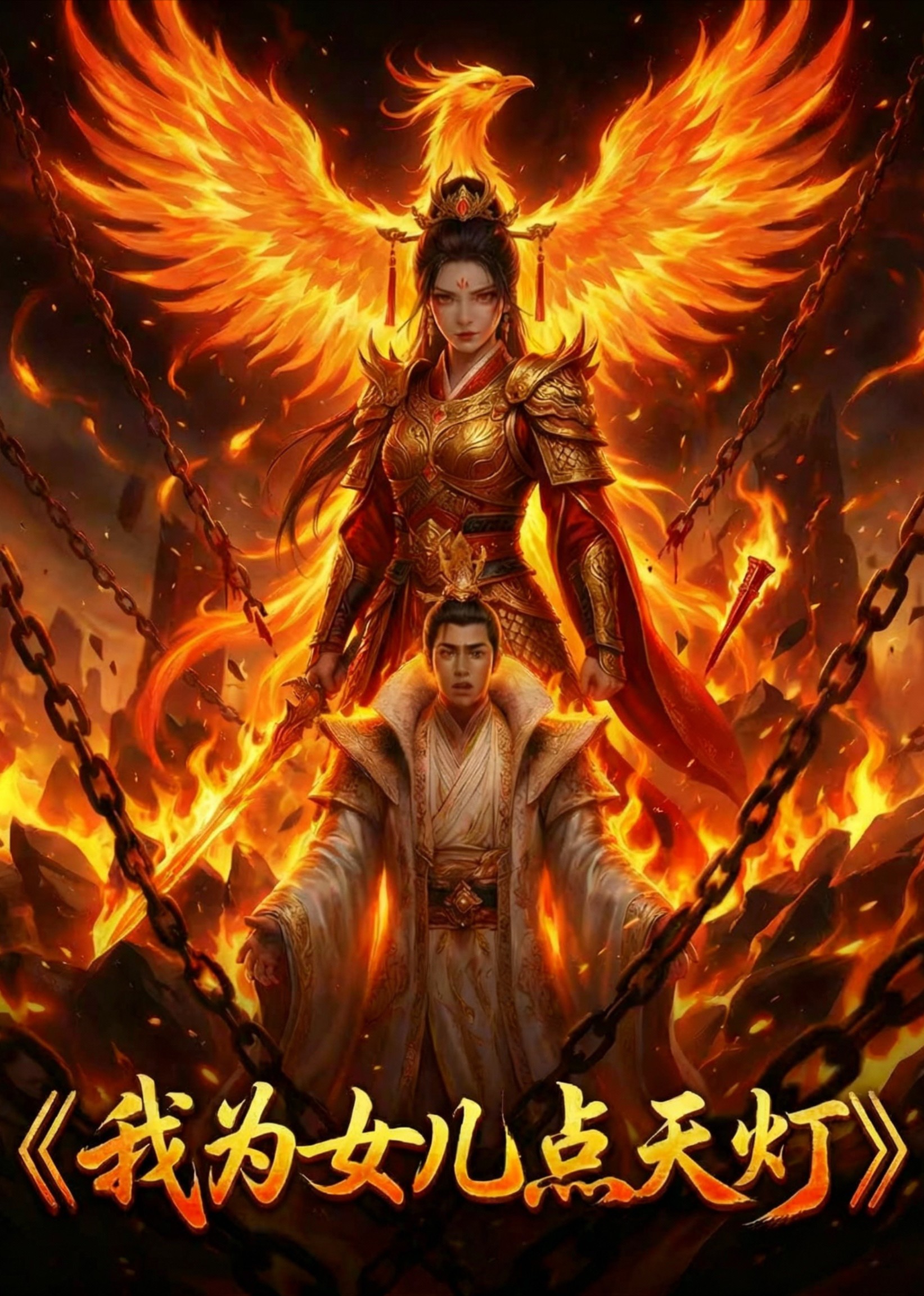 我为女儿点天灯