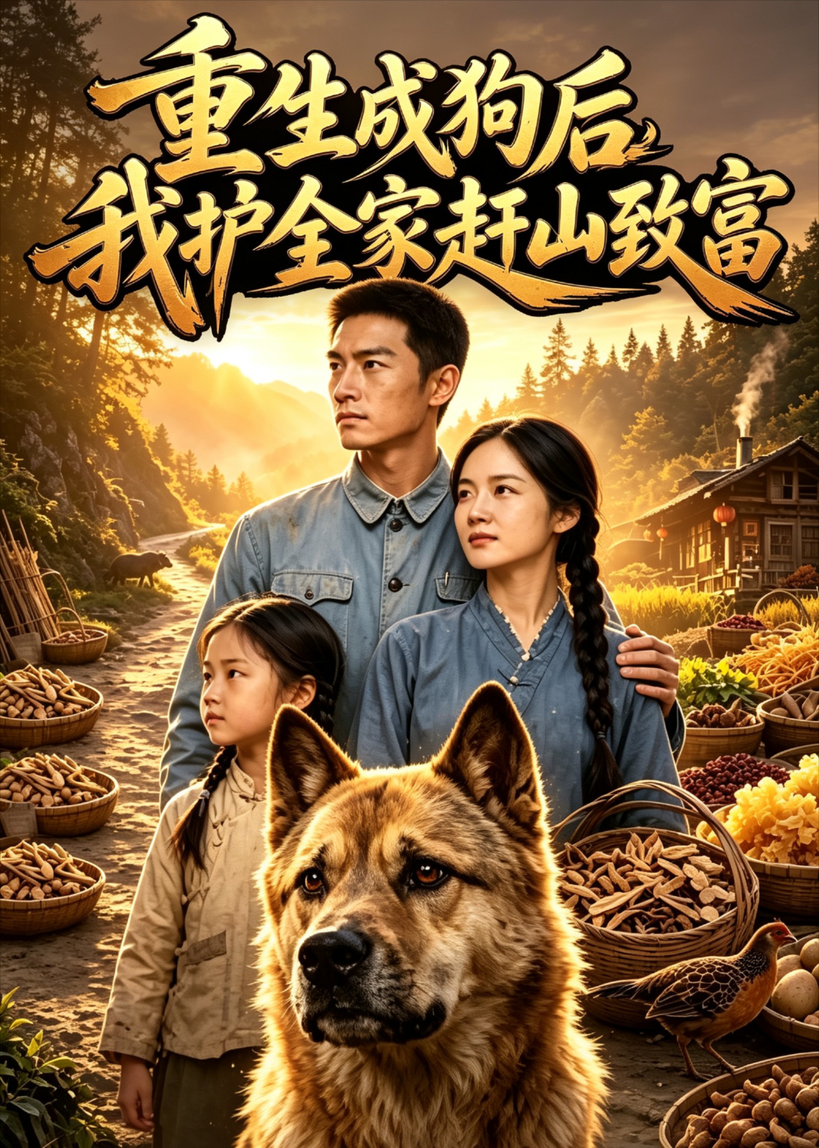 重生成狗后，我护全家赶山致富封面图