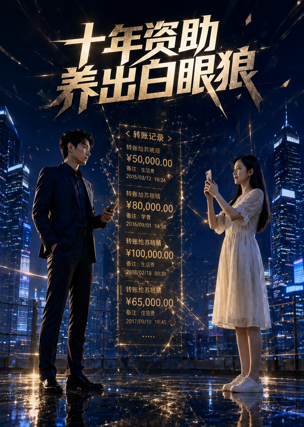十年资助养出白眼狼