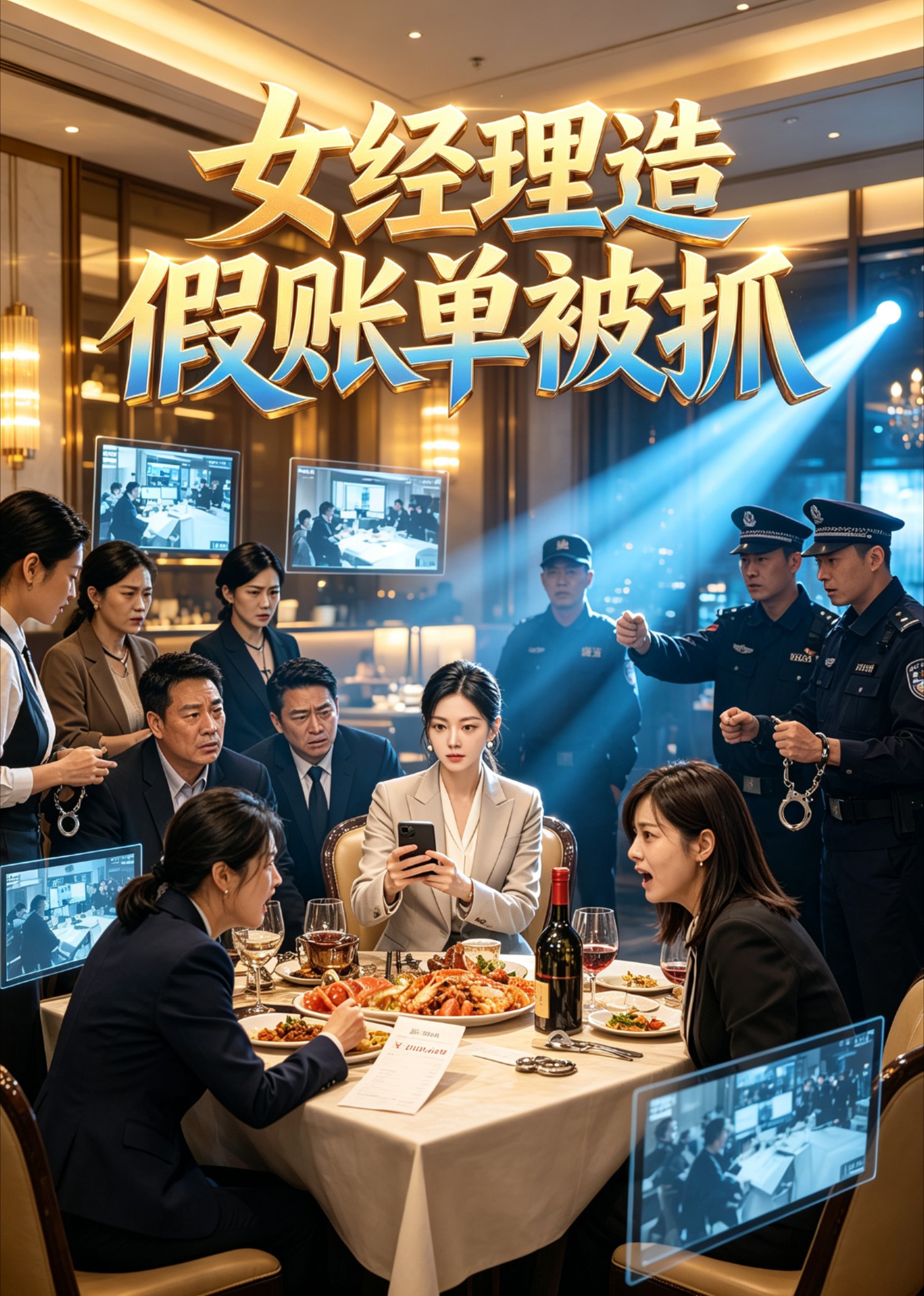女经理造假账单被抓