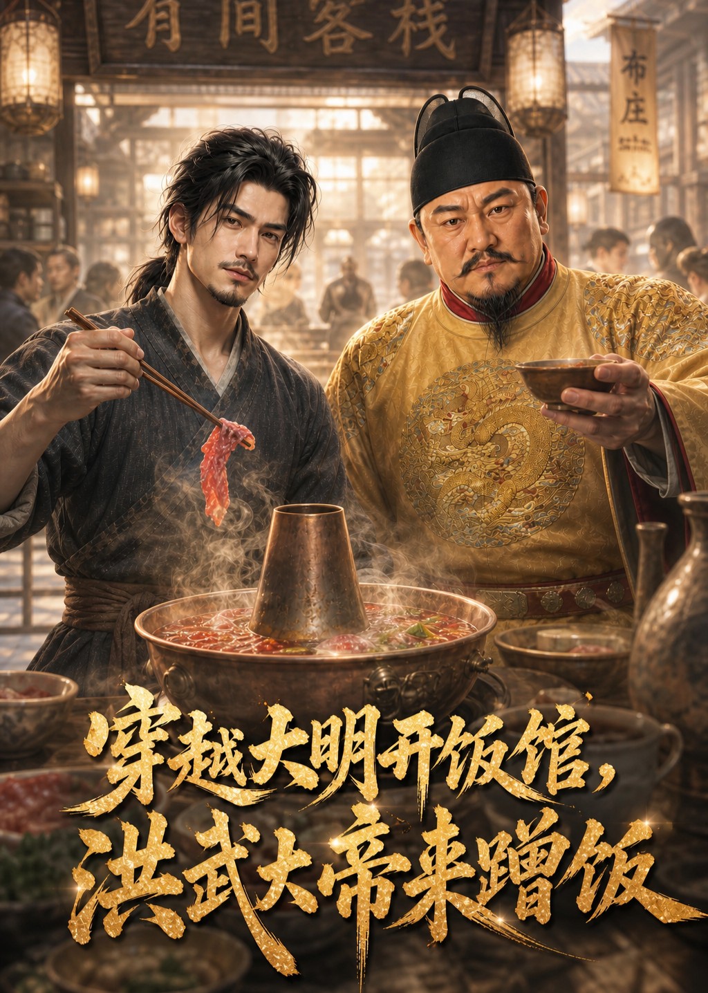 穿越大明开饭馆，洪武大帝来蹭饭封面图