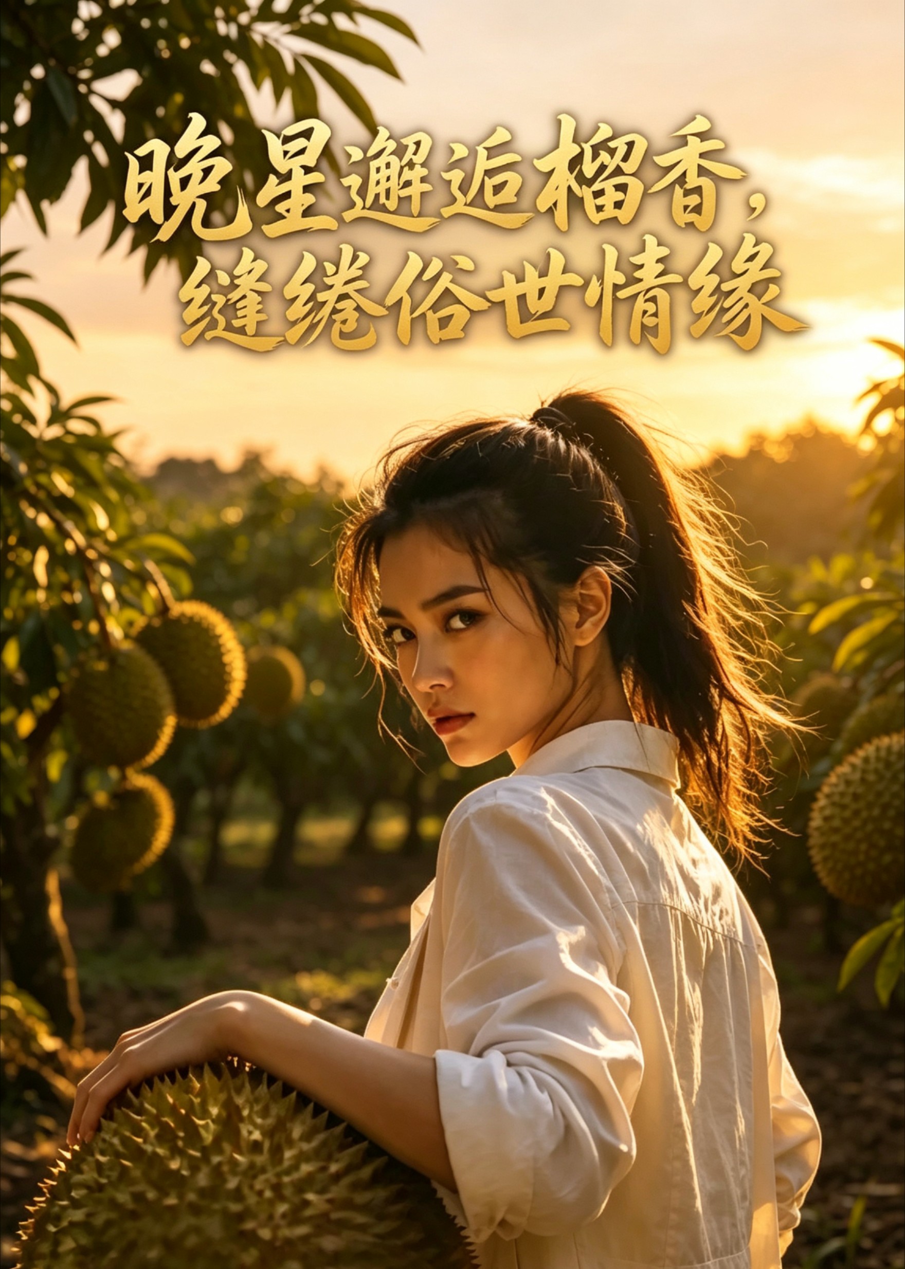 晚星邂逅榴香，缱绻俗世情缘
