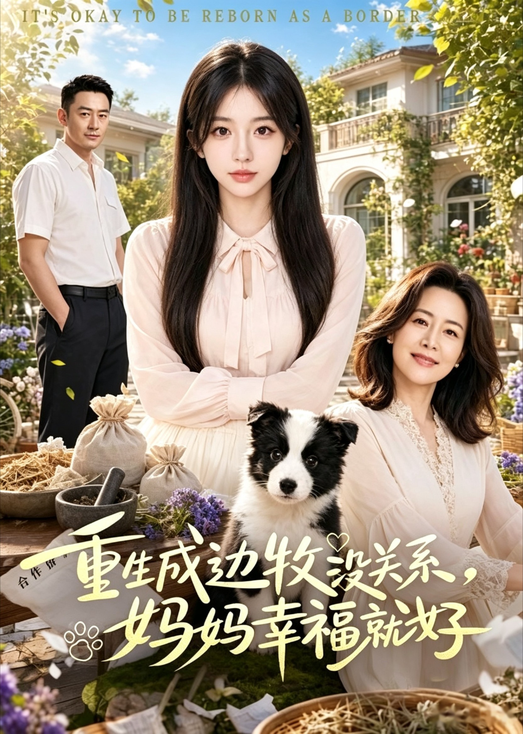 重生成边牧没关系，妈妈幸福就好 海报