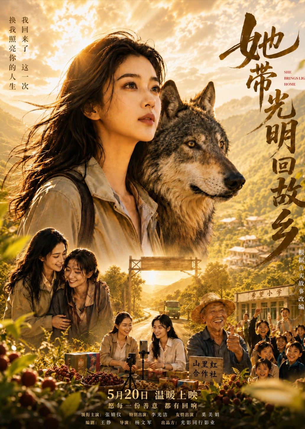 她带光明回故乡
