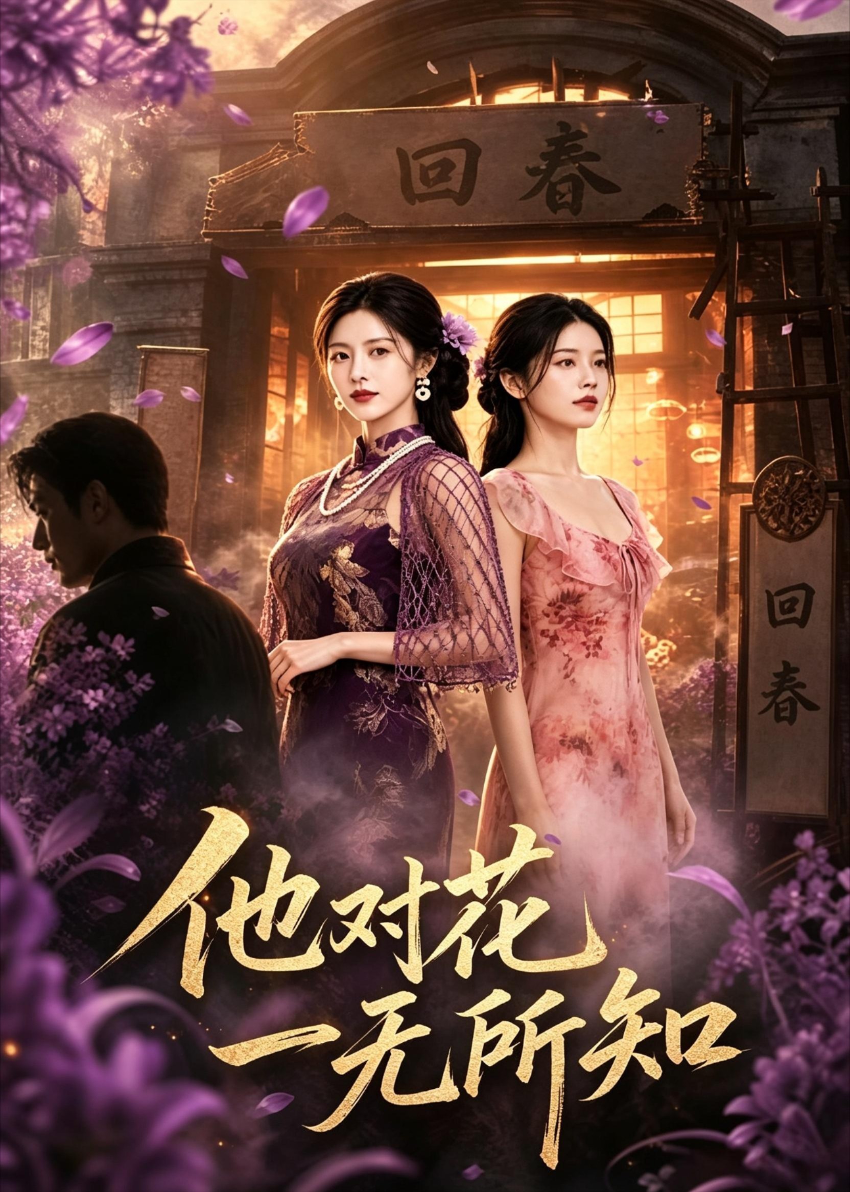 他对花一无所知