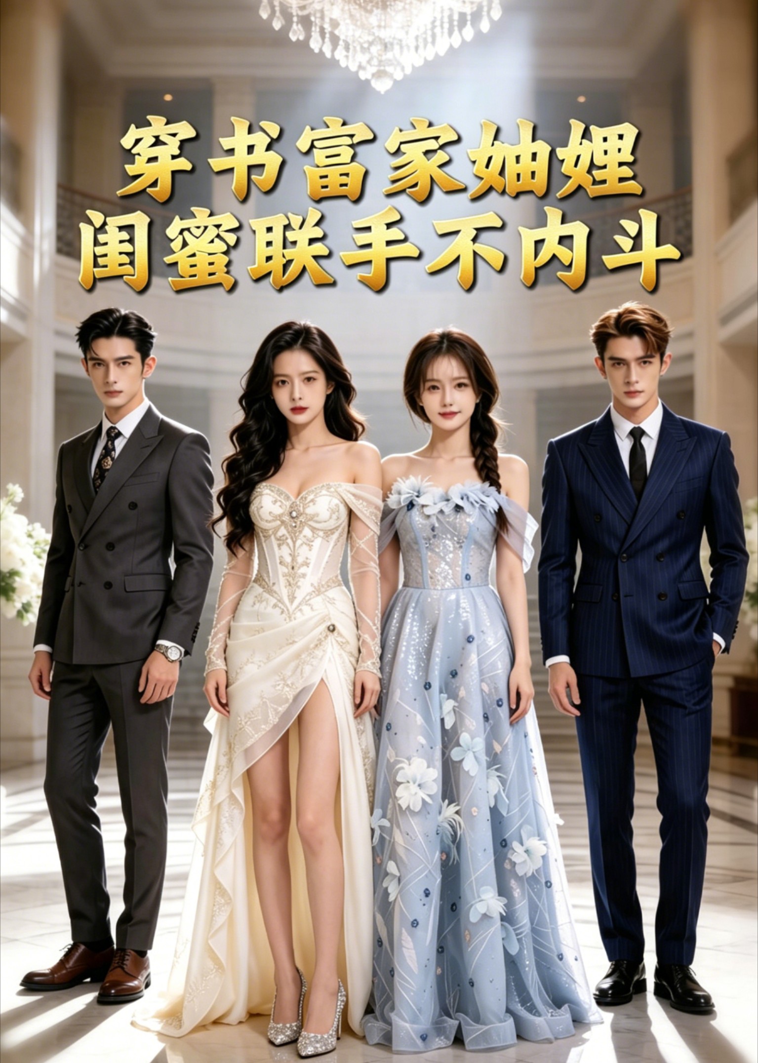 穿书富家妯娌，闺蜜联手不内斗封面图