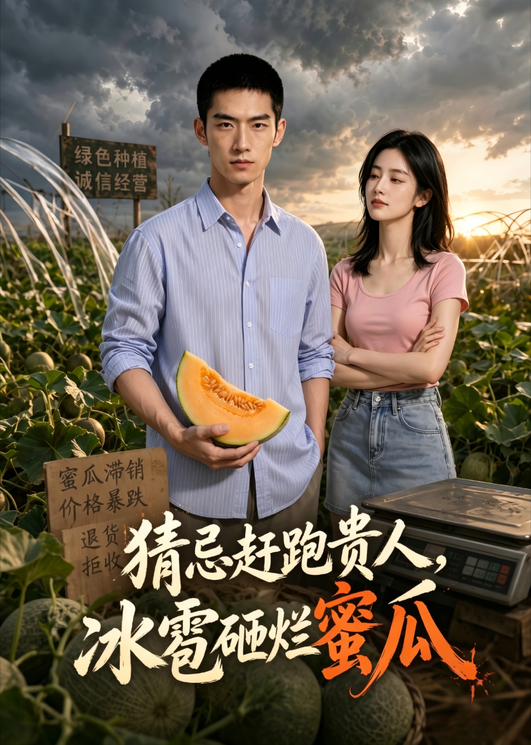猜忌赶跑贵人，冰雹砸烂蜜瓜