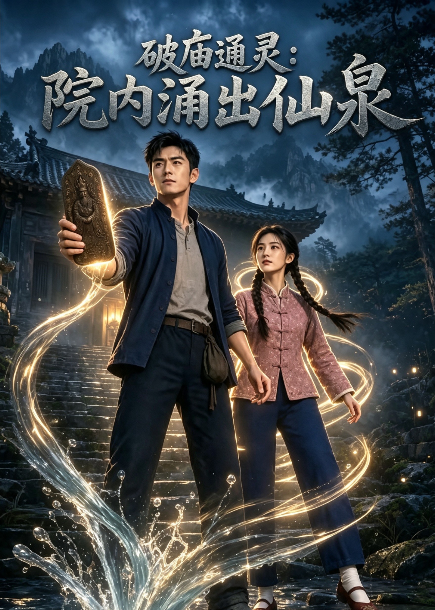 破庙通灵：院内涌出仙泉