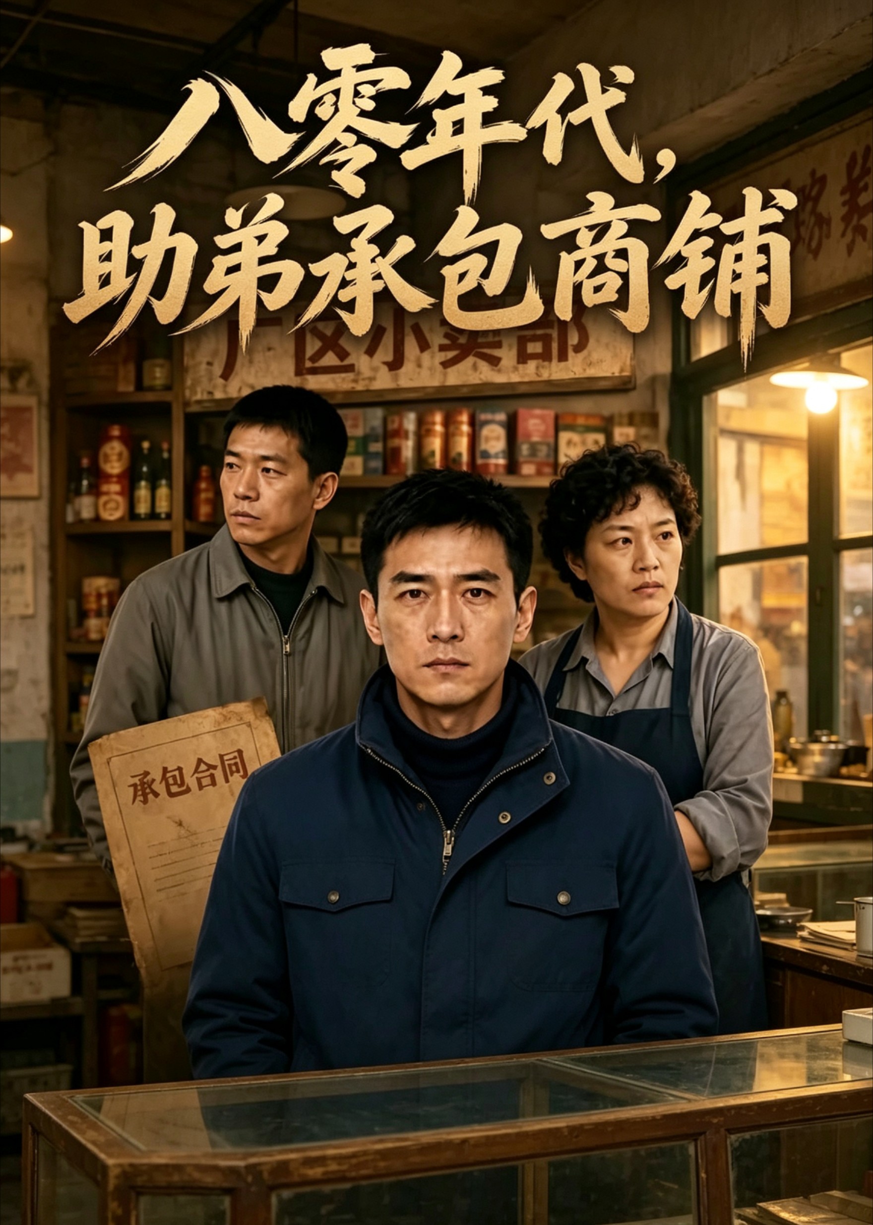 八零年代，助弟承包商铺