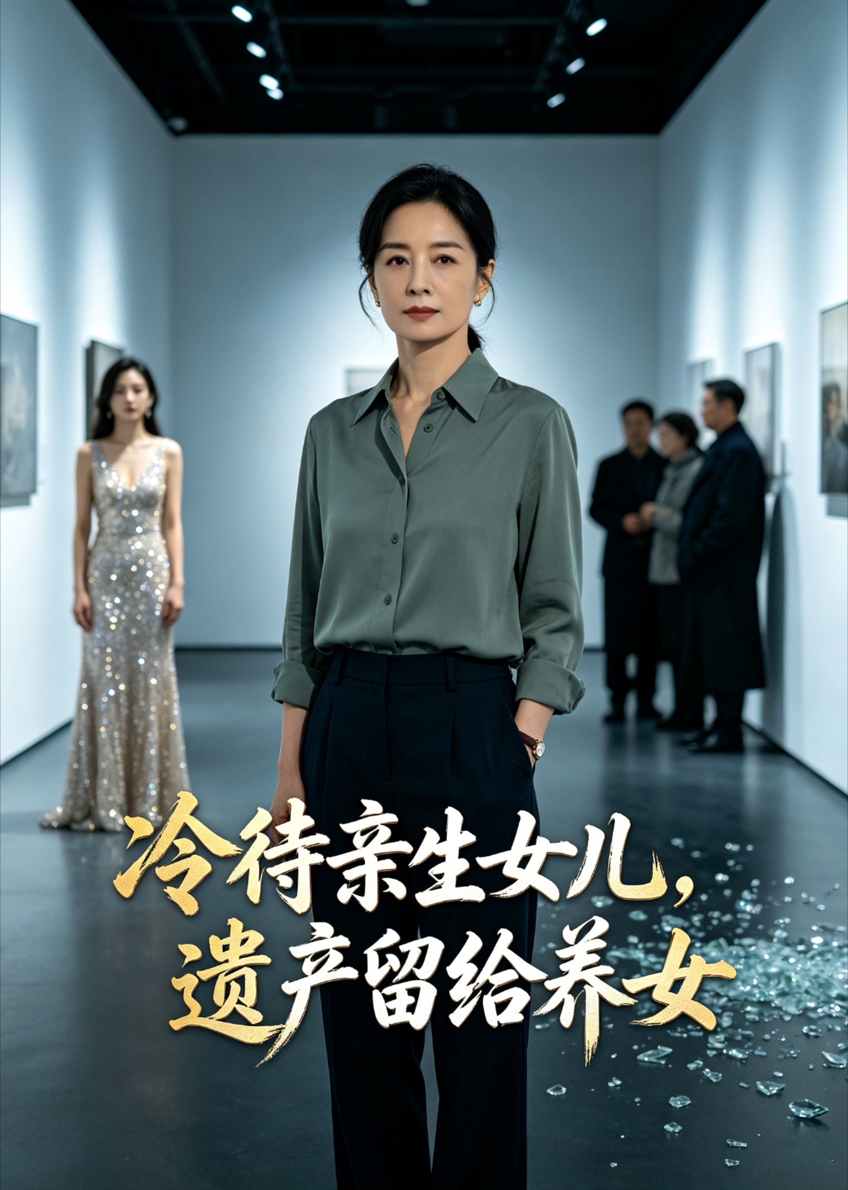 冷待亲生女儿，遗产留给养女