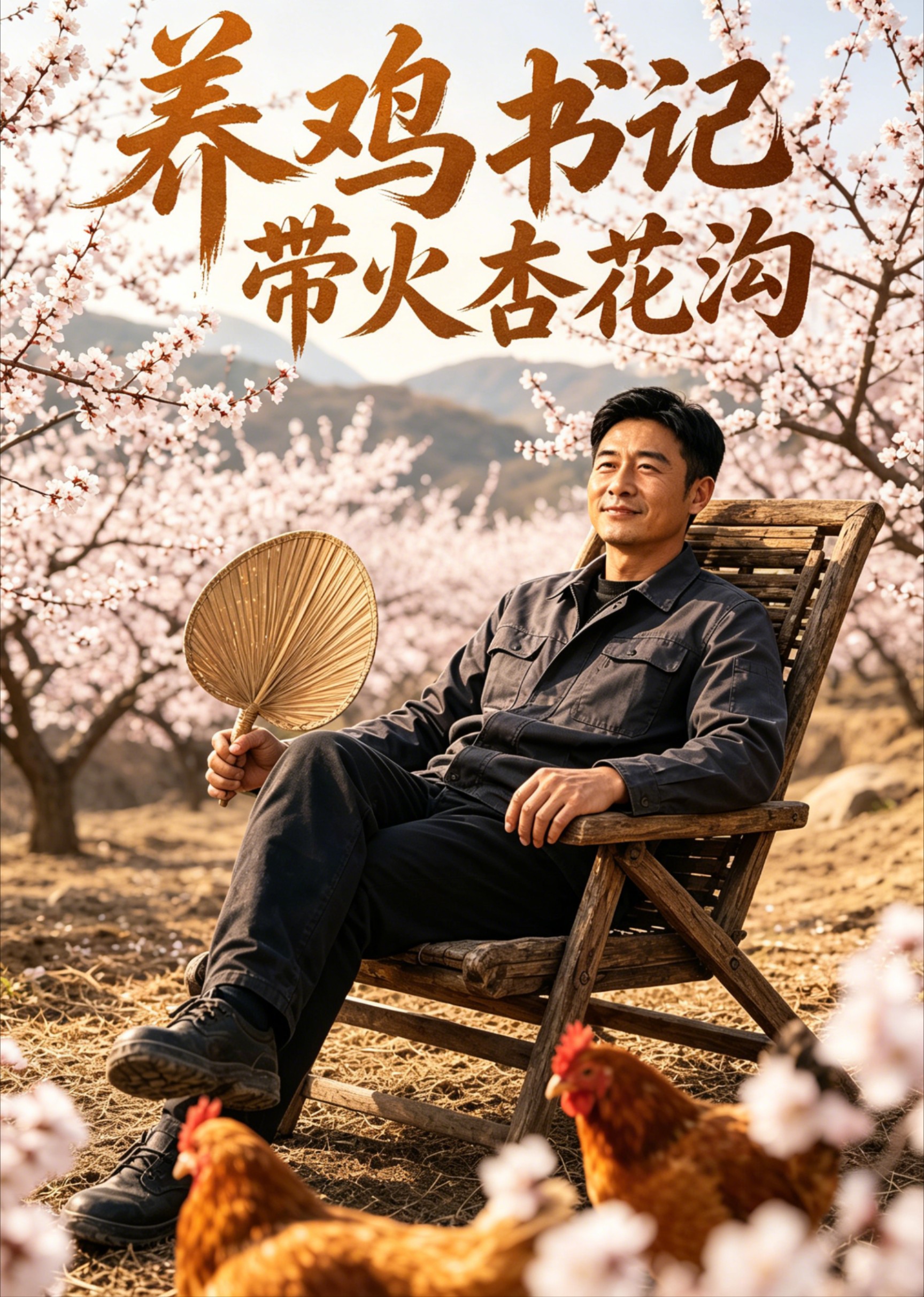 养鸡书记带火杏花沟