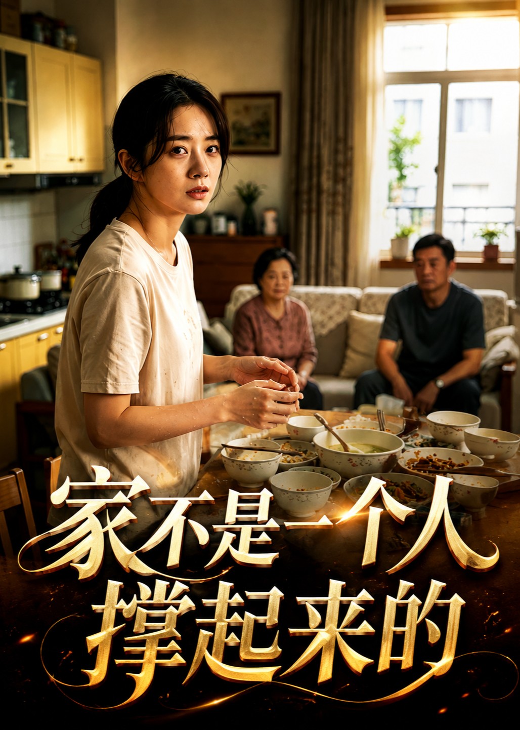 家不是一个人撑起来的