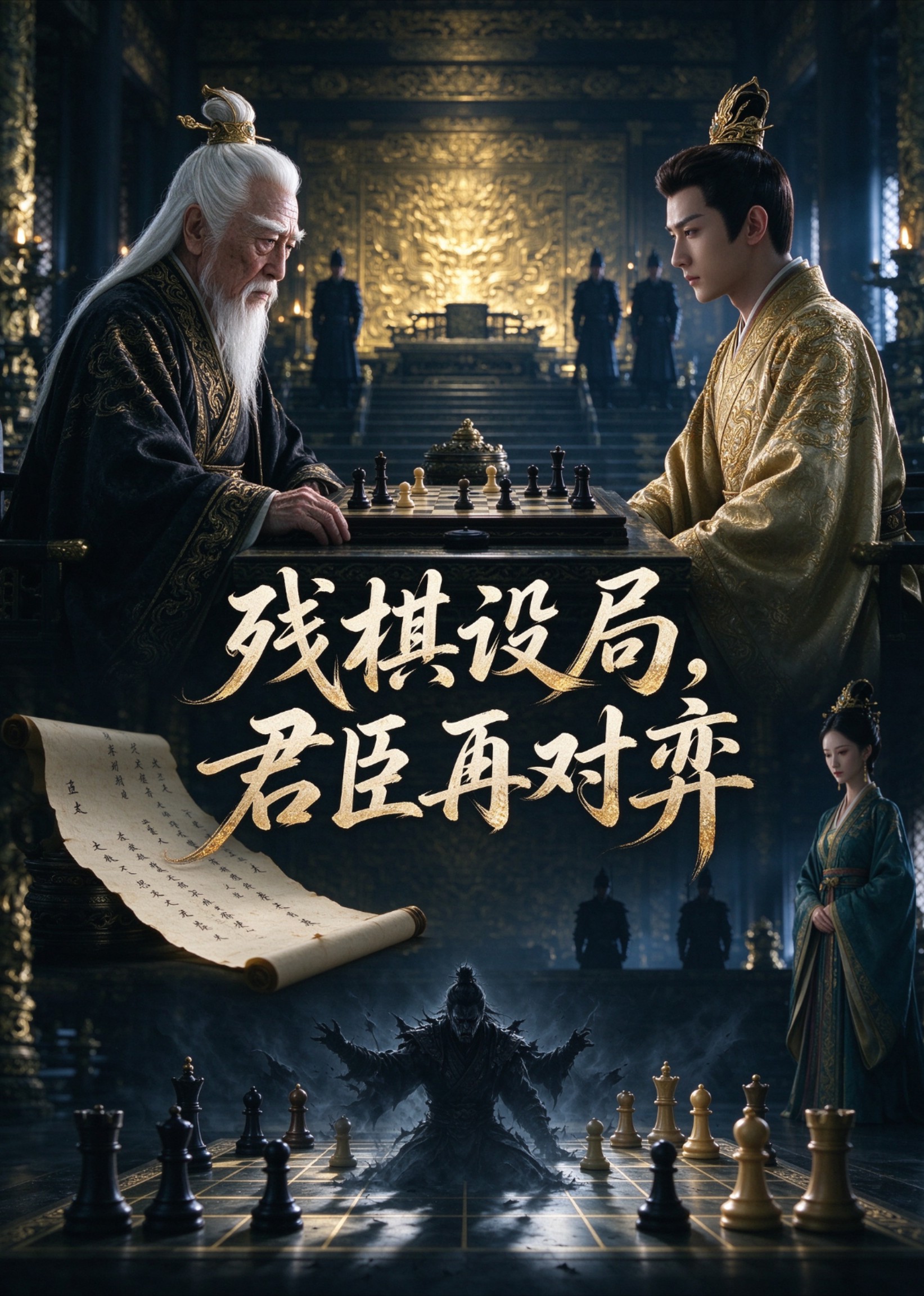 残棋设局，君臣再对弈封面图