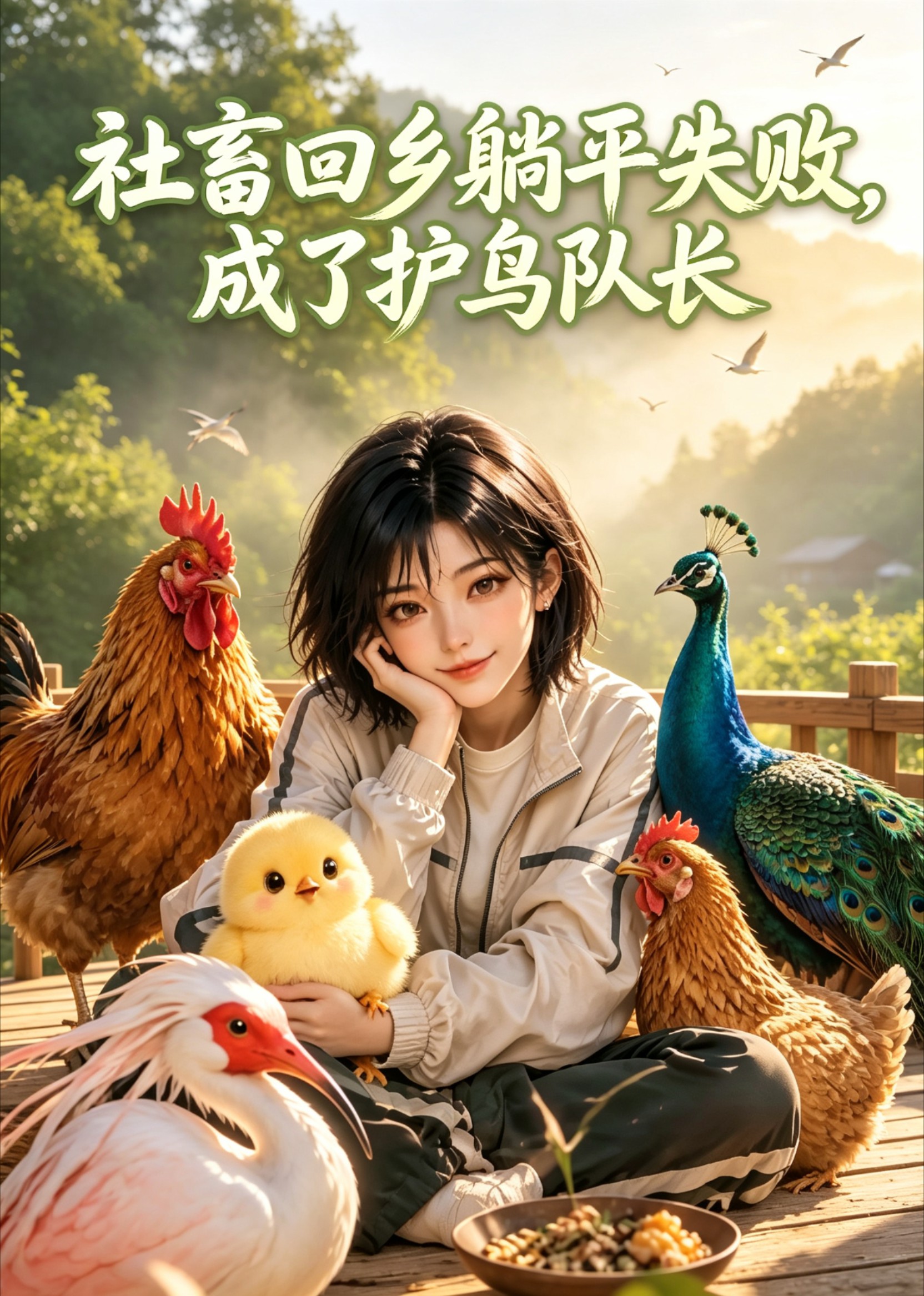 社畜回乡躺平失败，成了护鸟队长