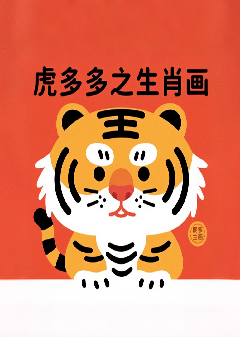 虎多多之生肖画