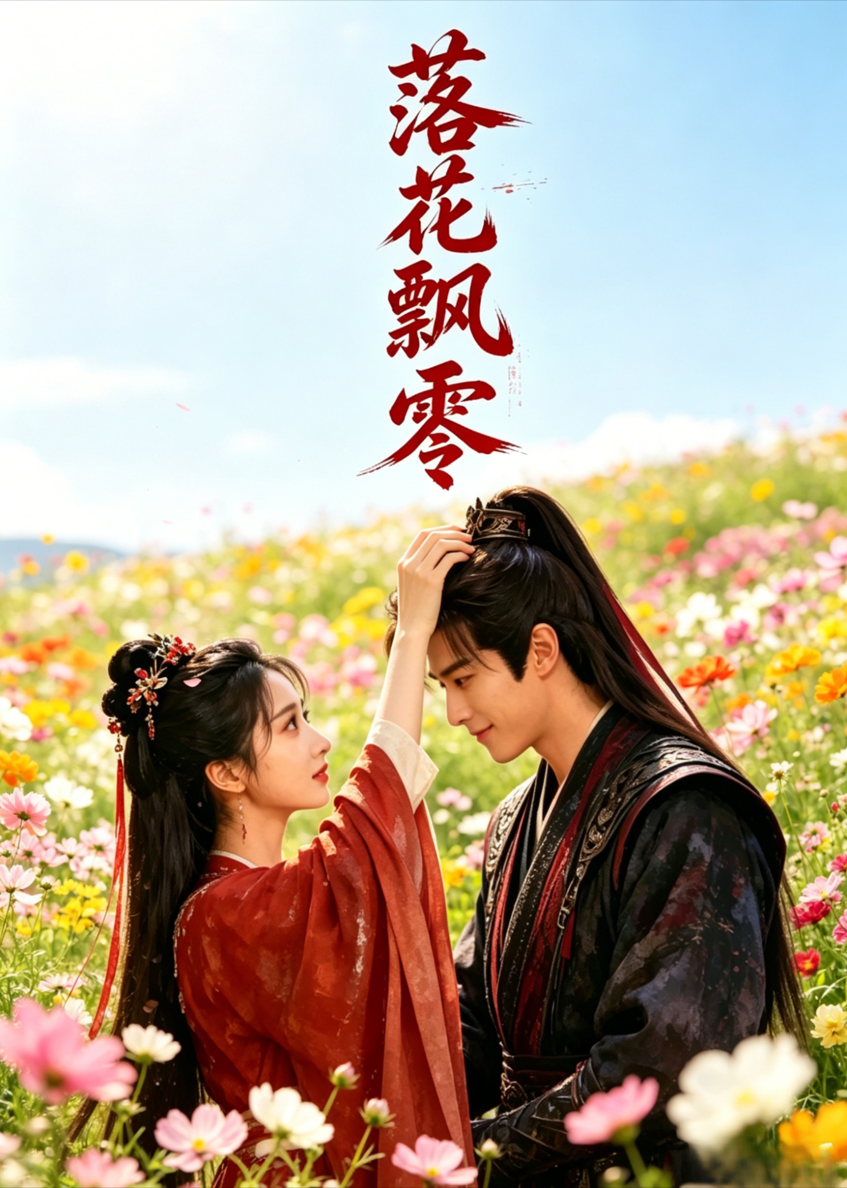 落花飘零
