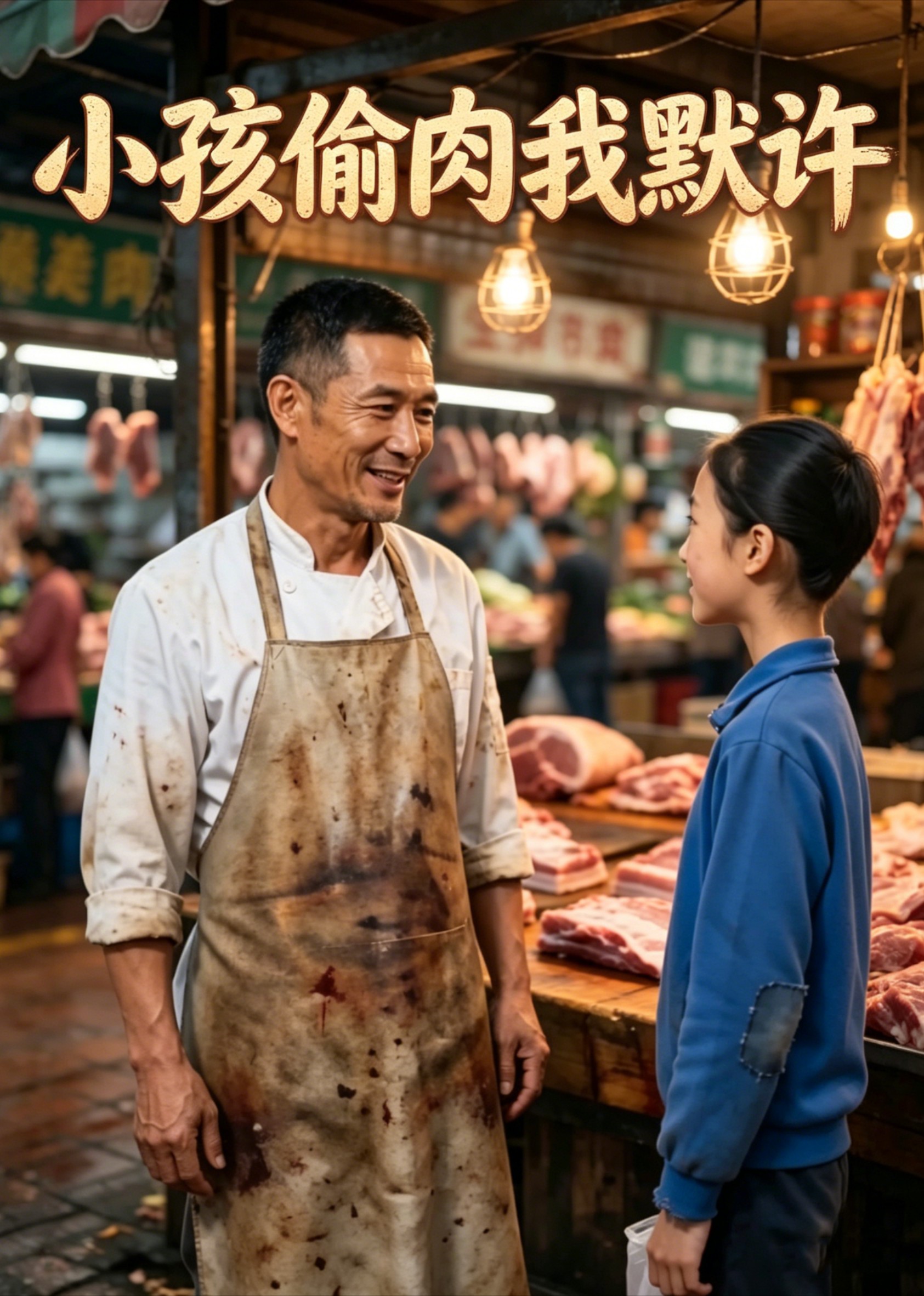小孩偷肉我默许