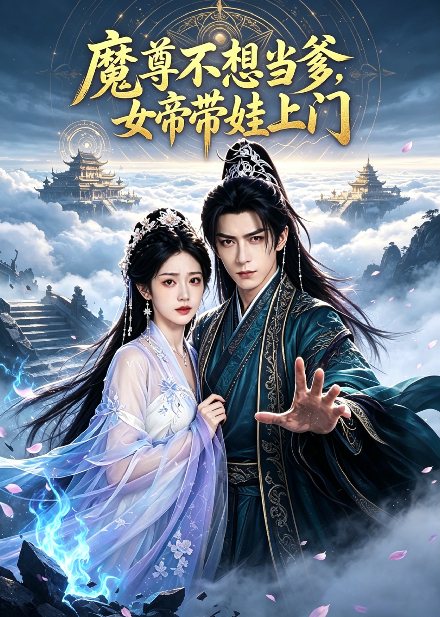魔尊不想当爹，女帝带娃上门