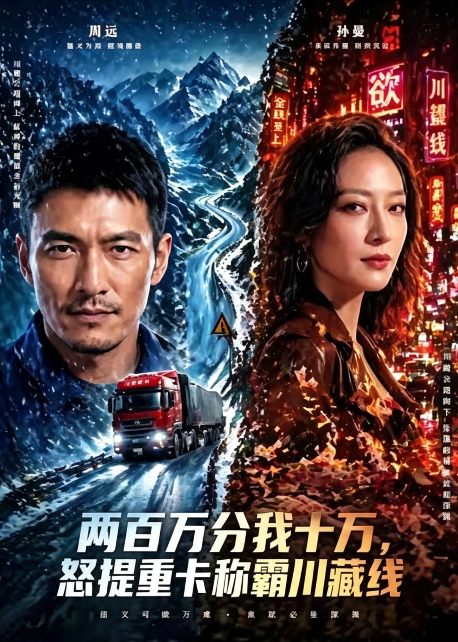 两百万分我十万，怒提重卡称霸川藏线封面图