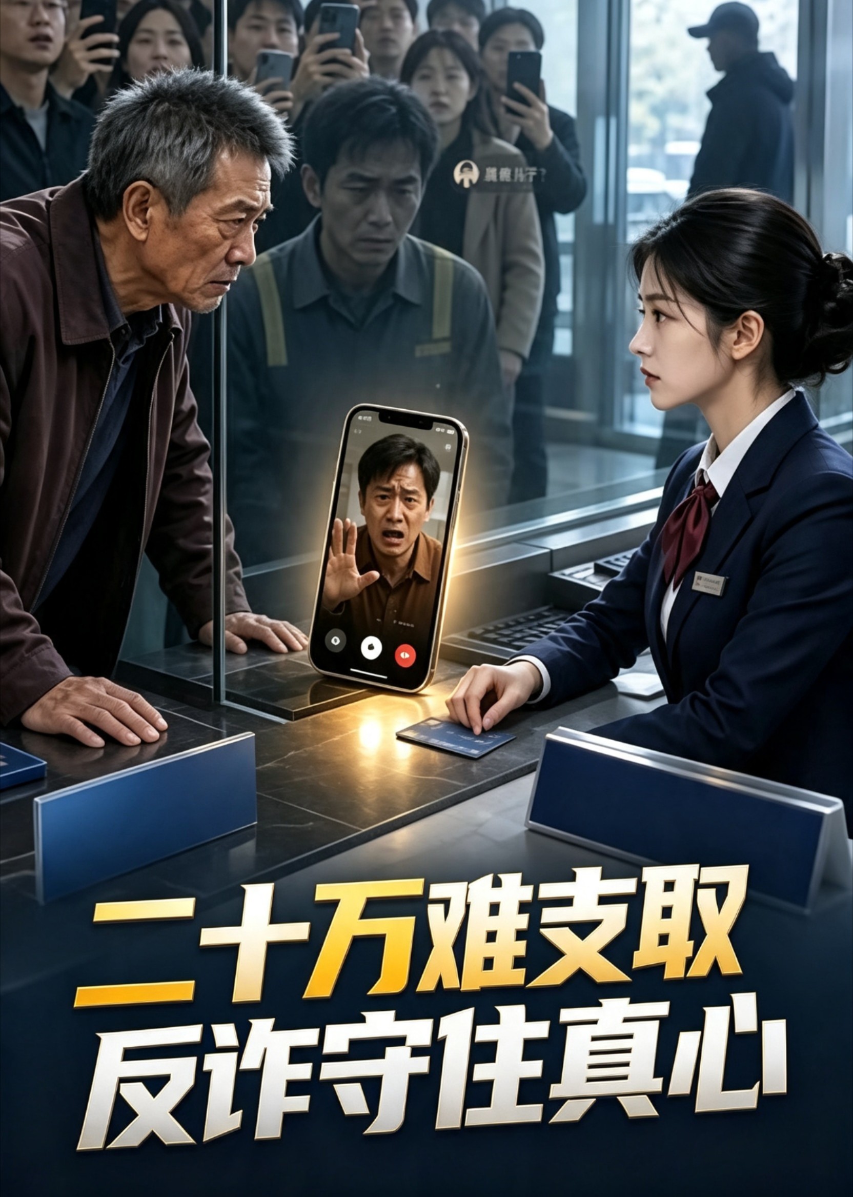 二十万难支取，反诈守住真心