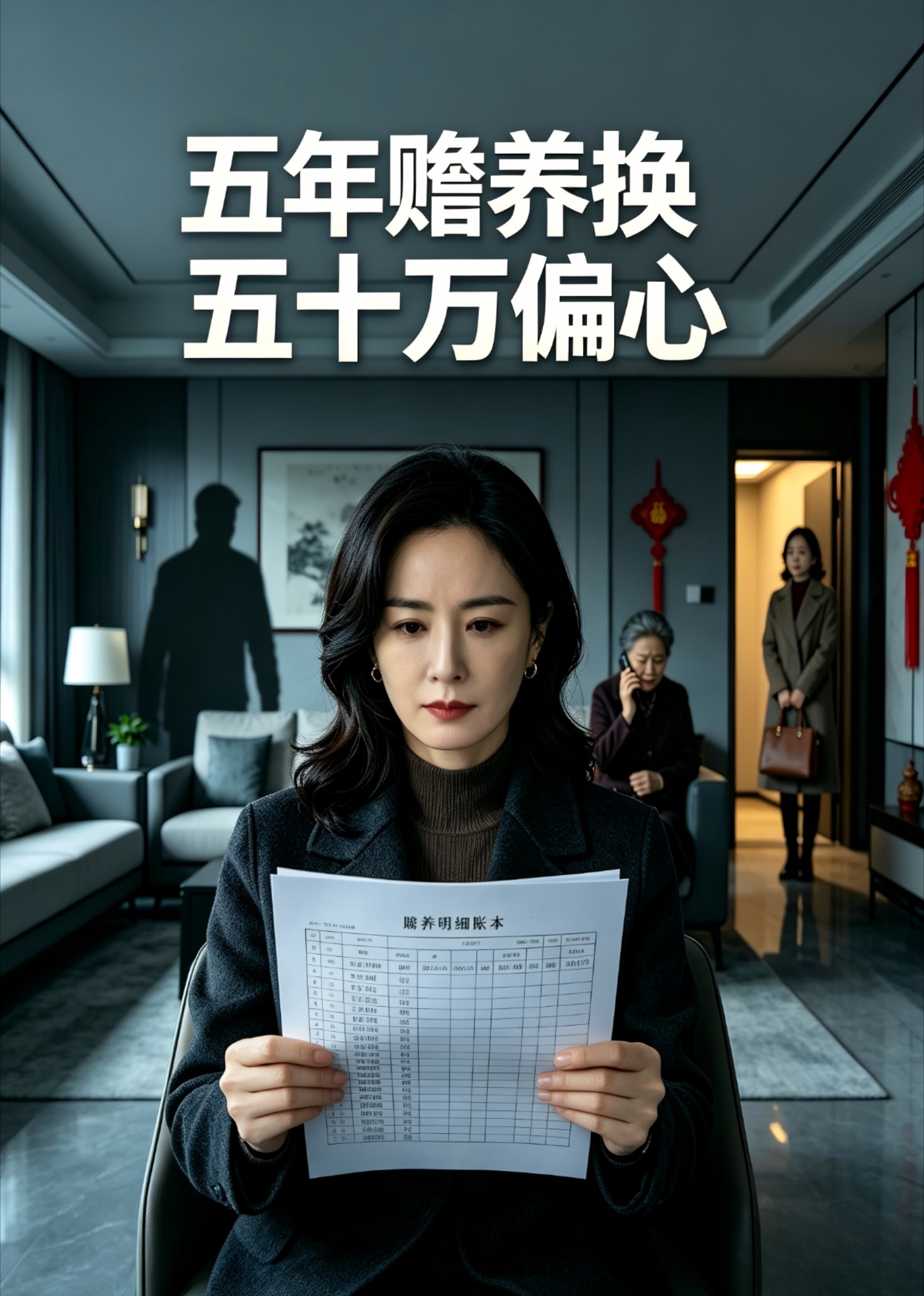 五年赡养换五十万偏心