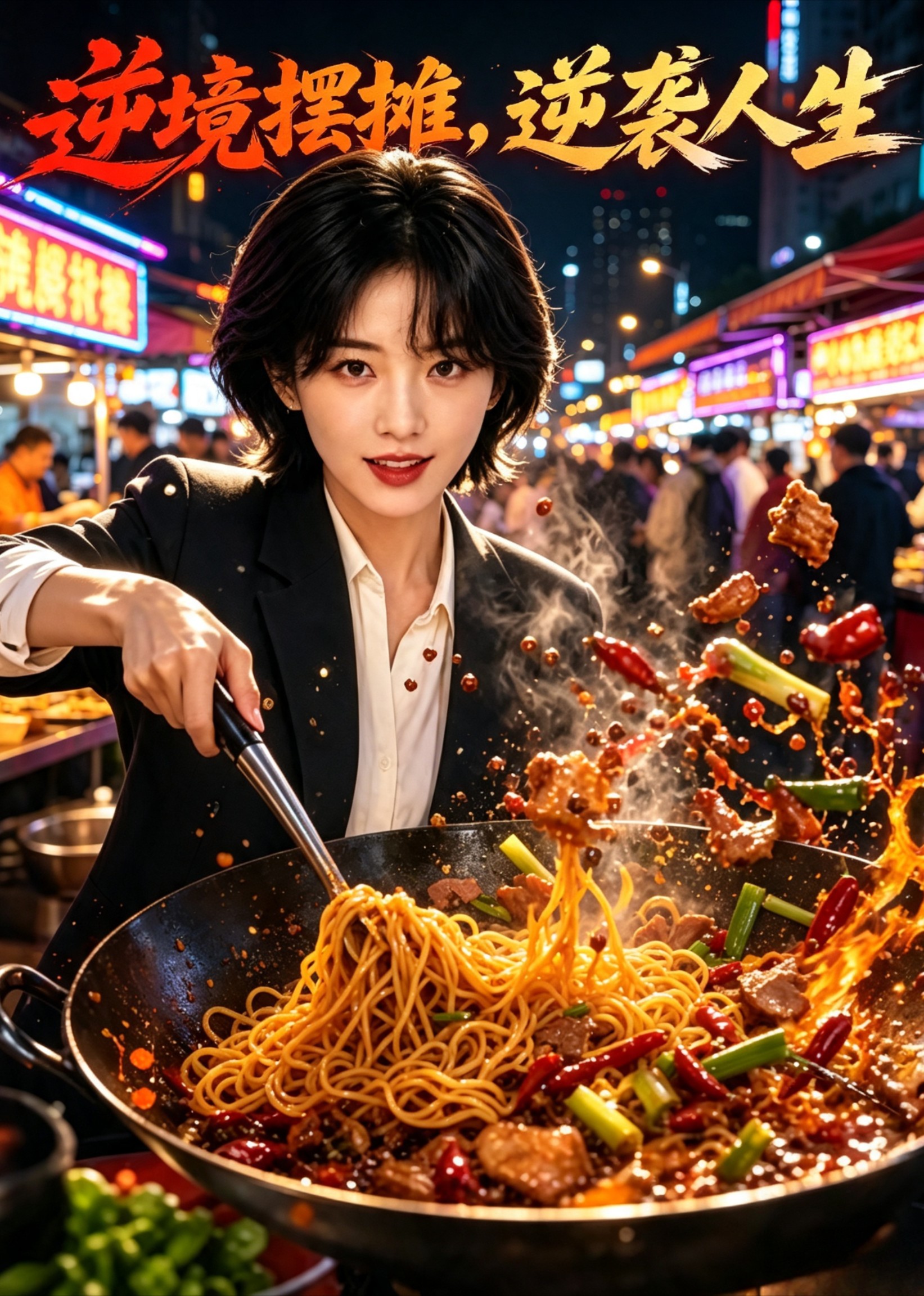 逆境摆摊，逆袭人生封面图