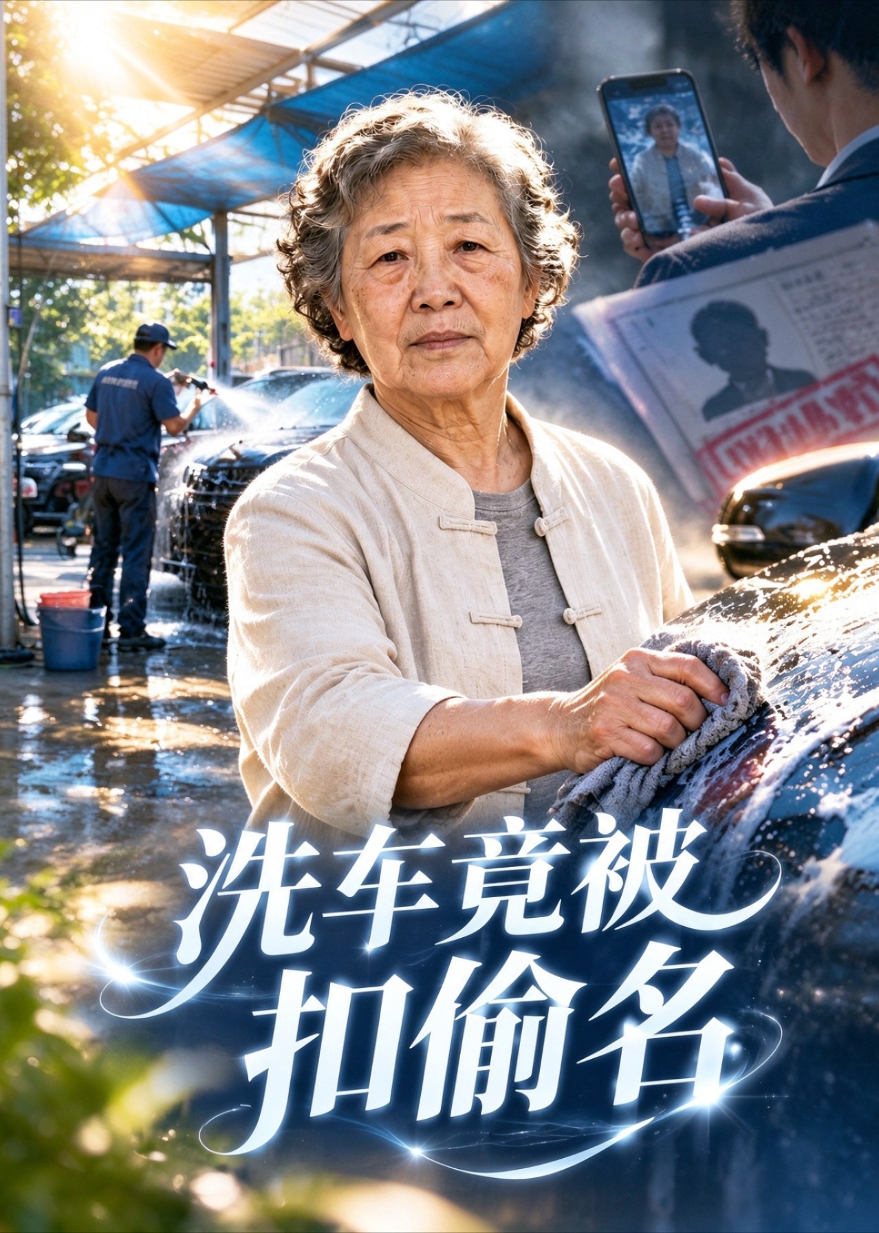 洗车竟被扣偷名封面图