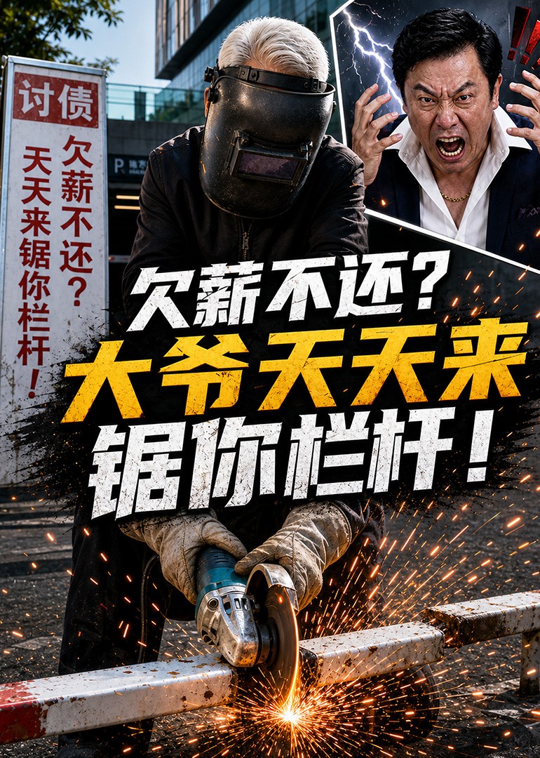 欠薪不还？大爷天天来锯你栏杆