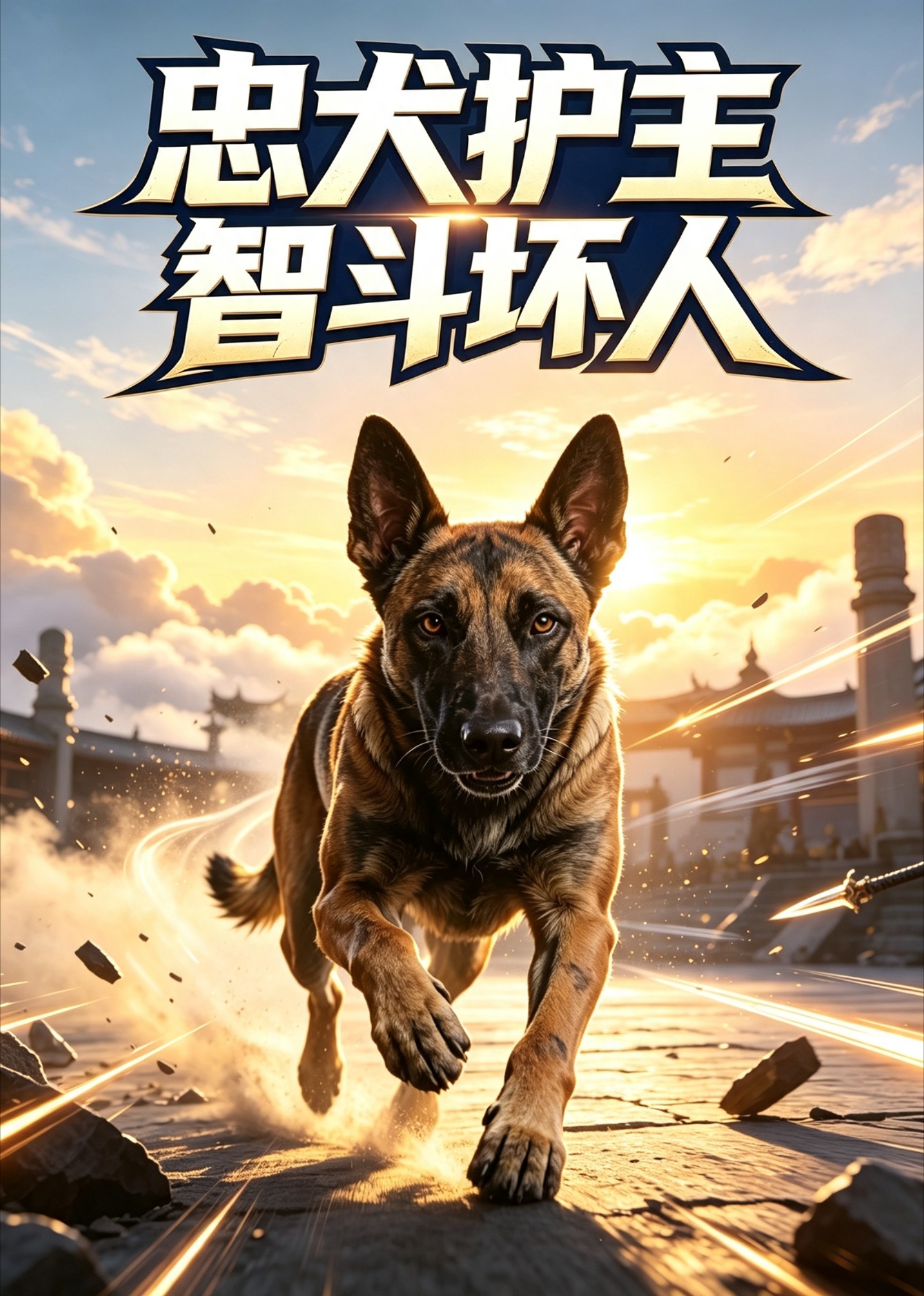 忠犬护主智斗坏人