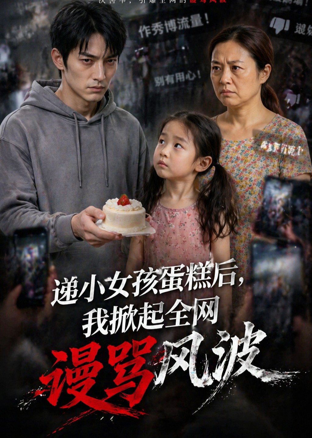 递小女孩蛋糕后，我掀起全网谩骂风波