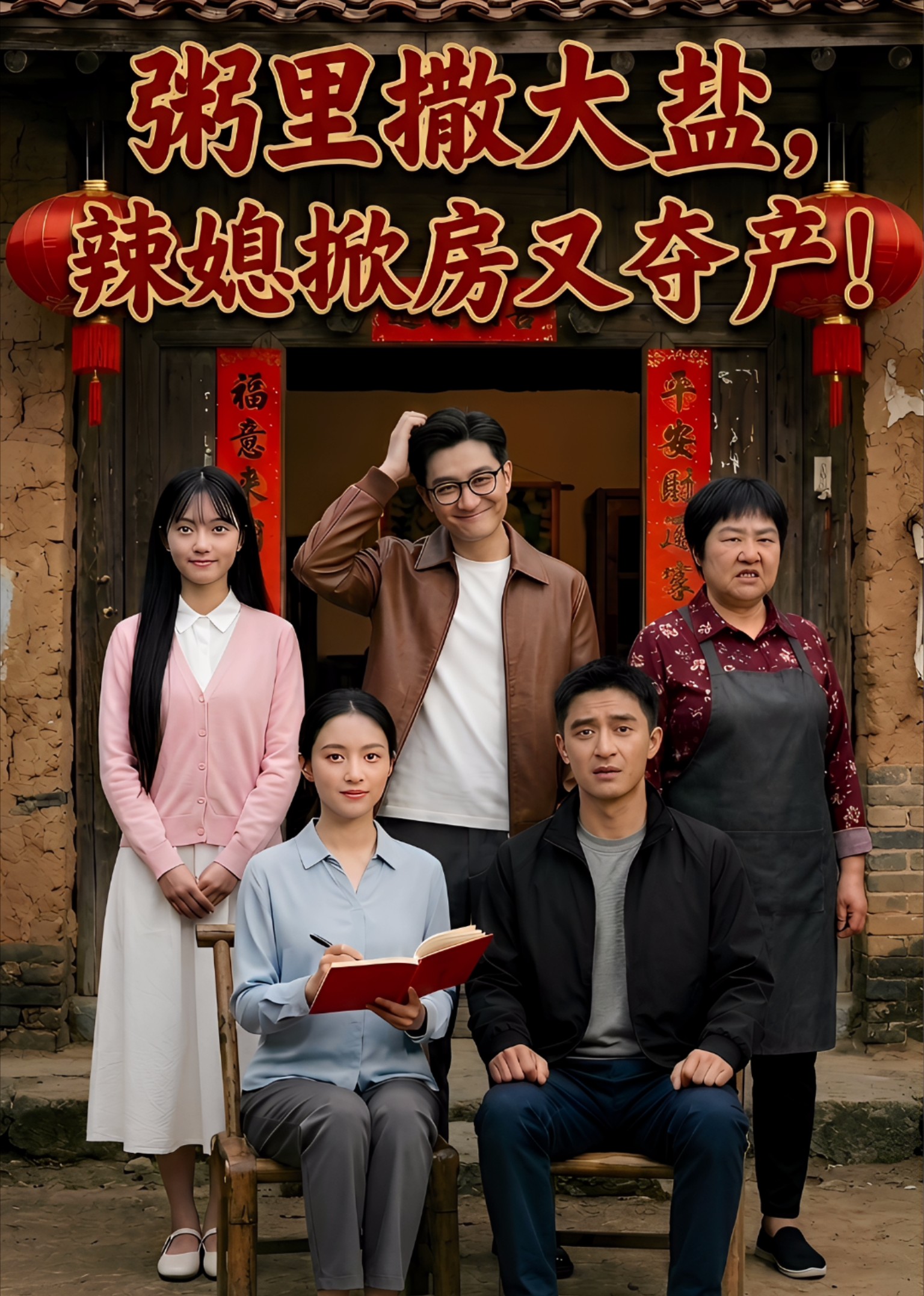 粥里撒大盐，辣媳掀房又夺产！