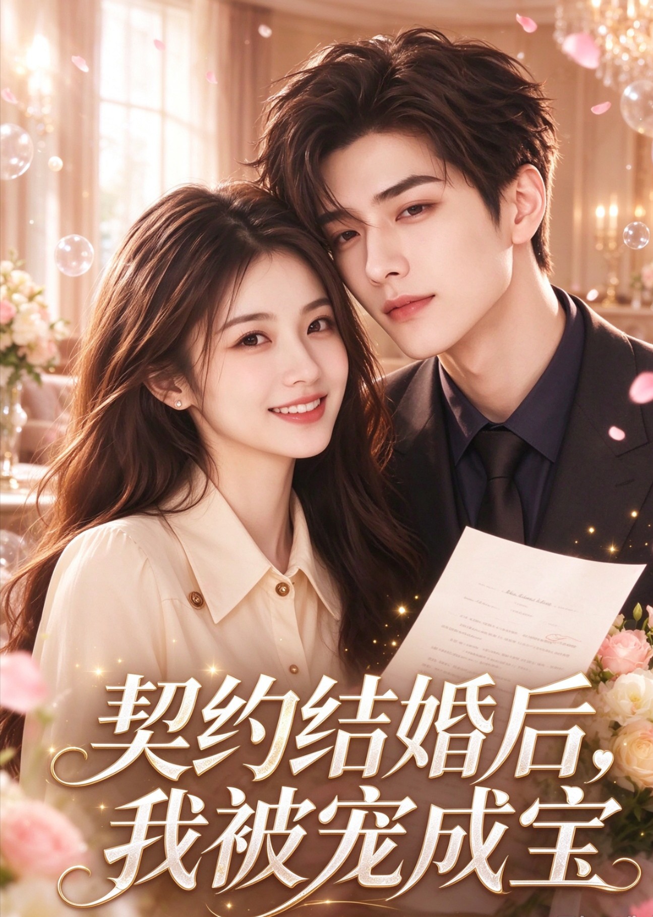 契约结婚后，我被宠成宝封面图