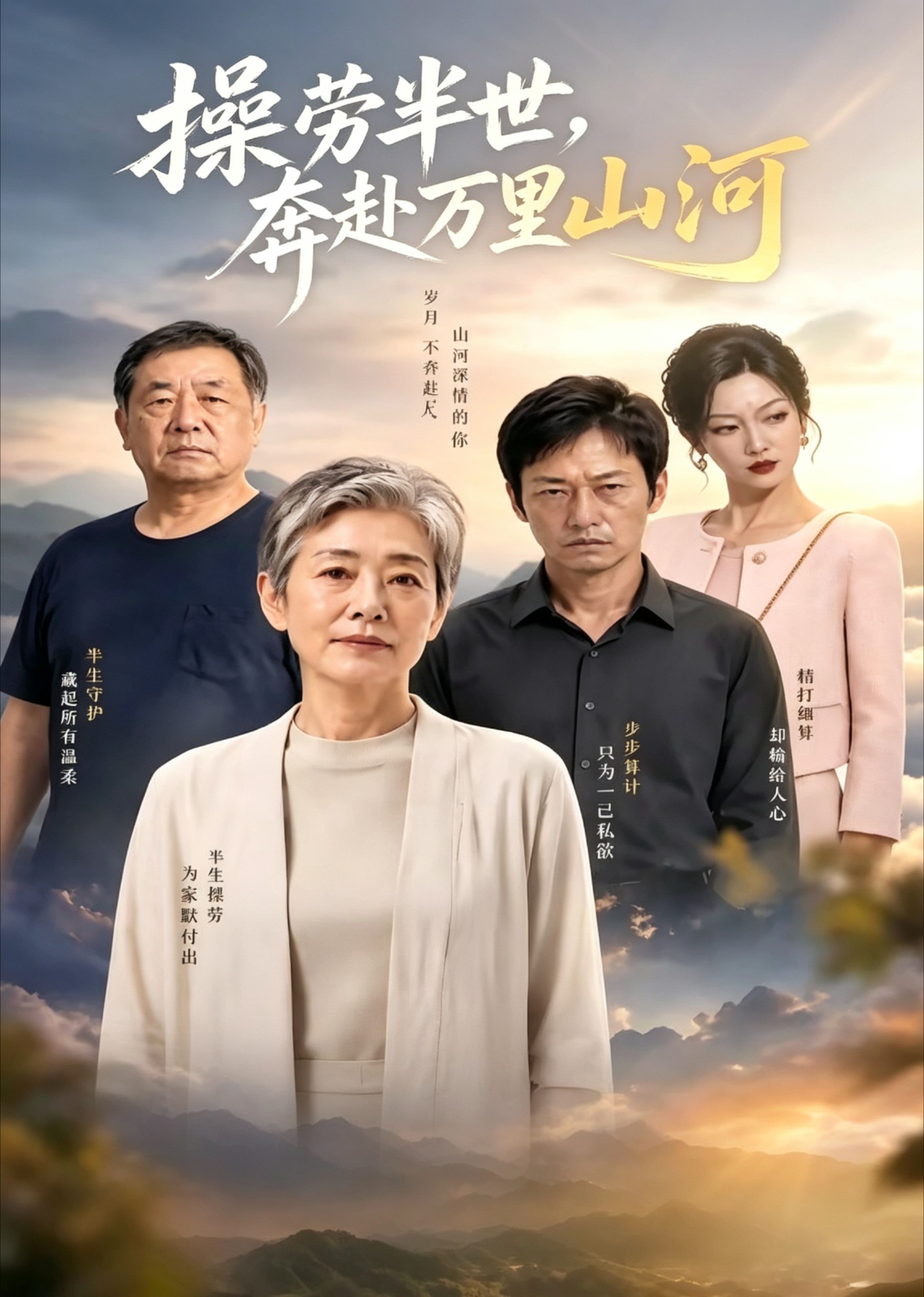 操劳半世，奔赴万里山河