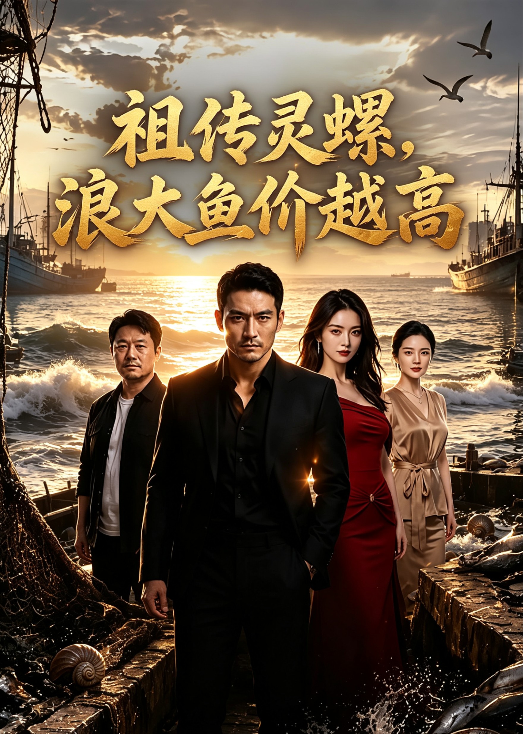 祖传灵螺，浪大鱼价越高