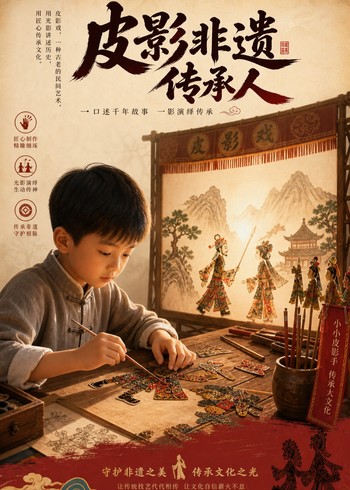 皮影非遗传承人封面图