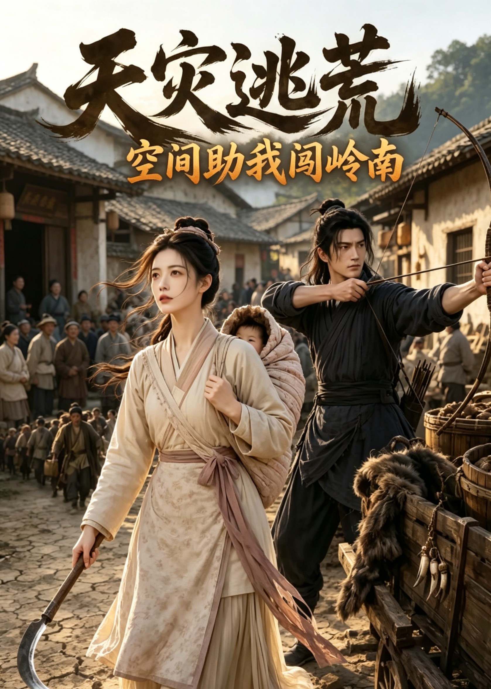 天灾逃荒，空间助我闯岭南