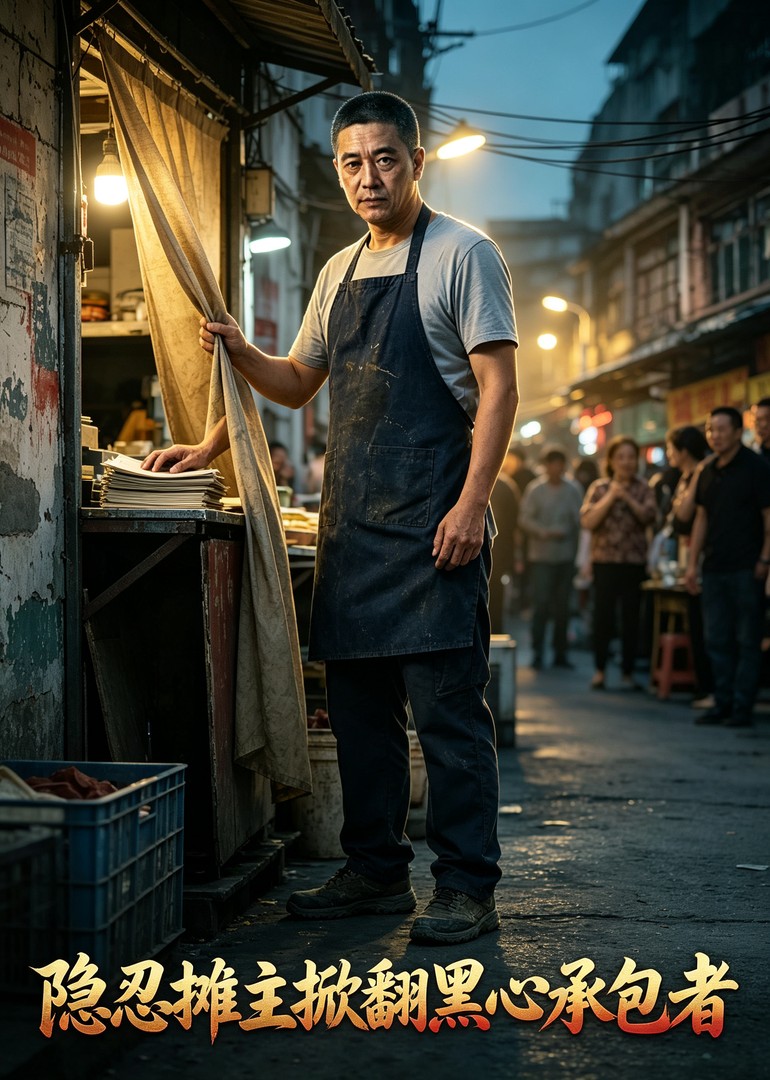 隐忍摊主掀翻黑心承包者