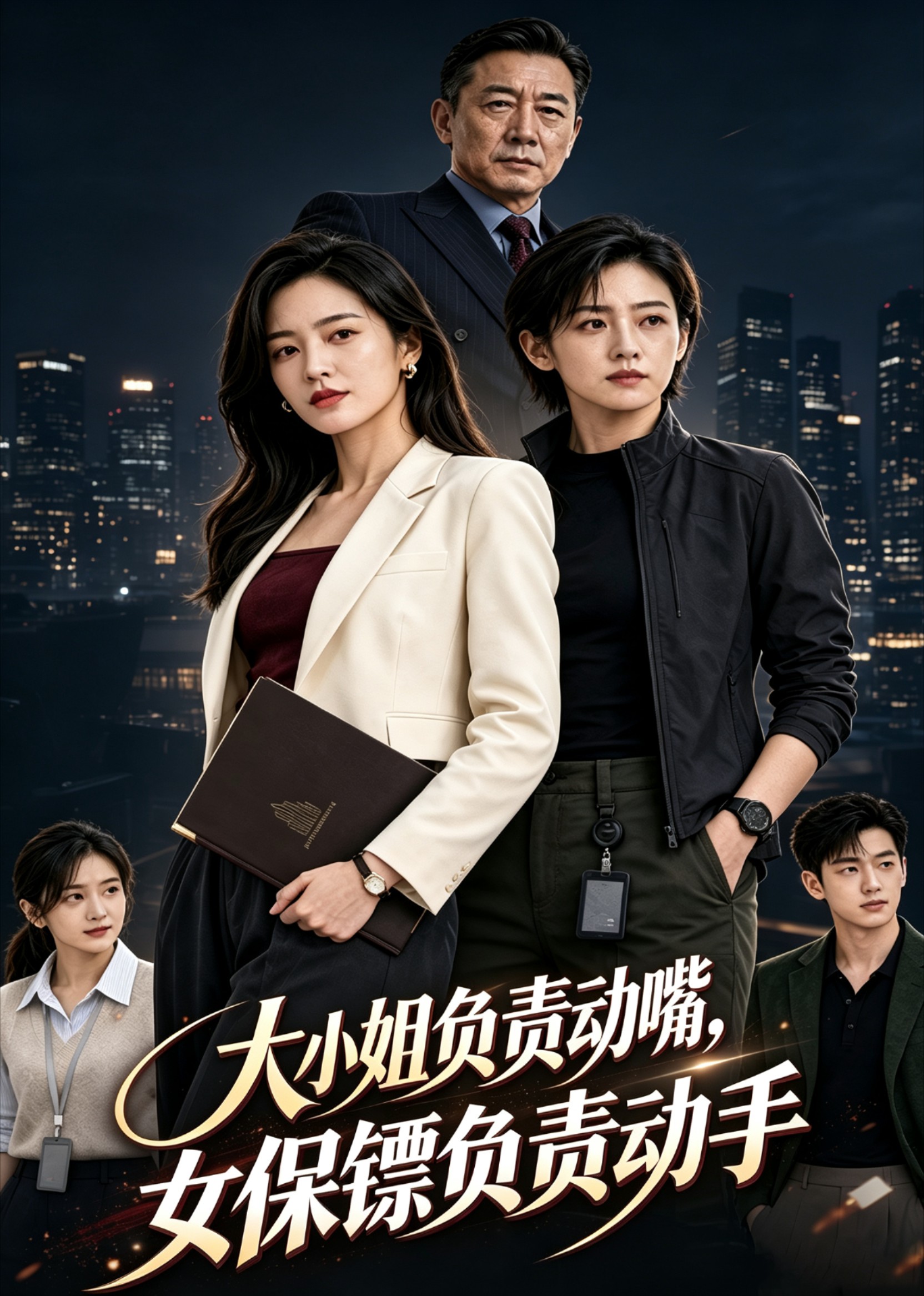 大小姐负责动嘴，女保镖负责动手